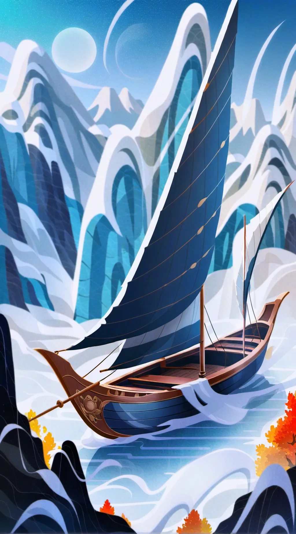 ai character: Dw but on a boat:3 background