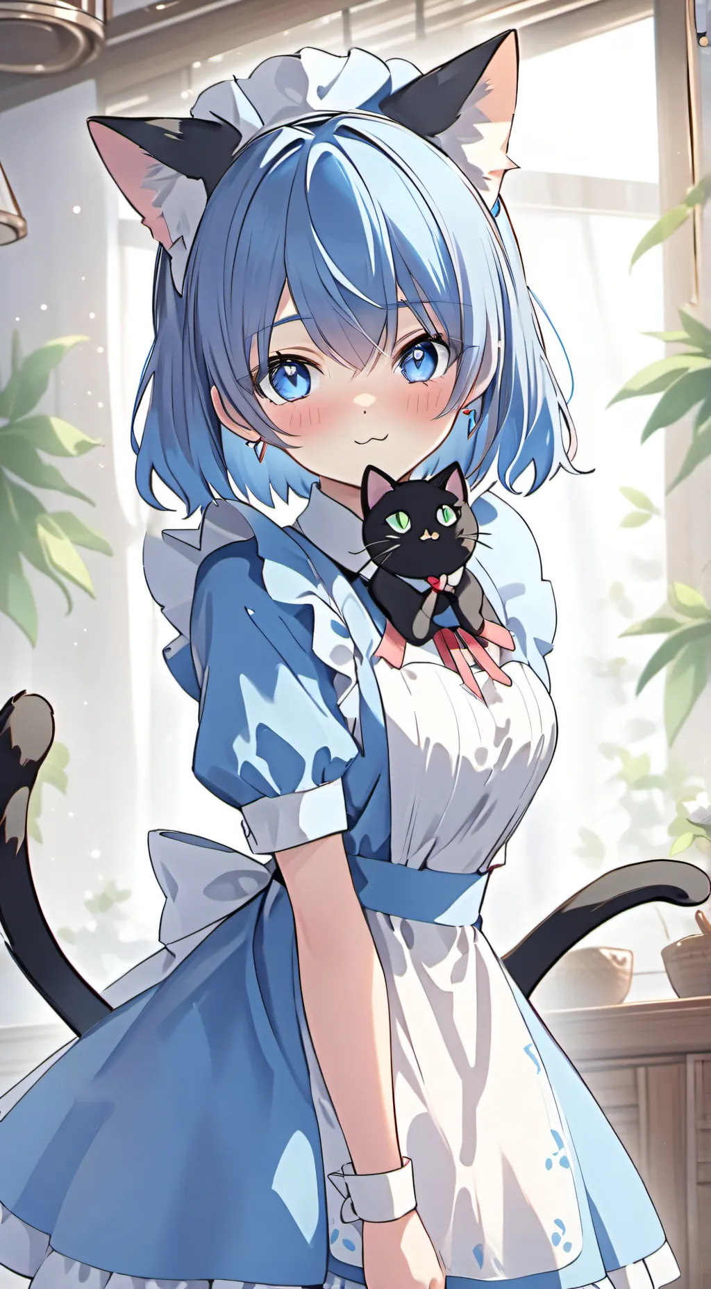 ai character: Banded Butler Furry background