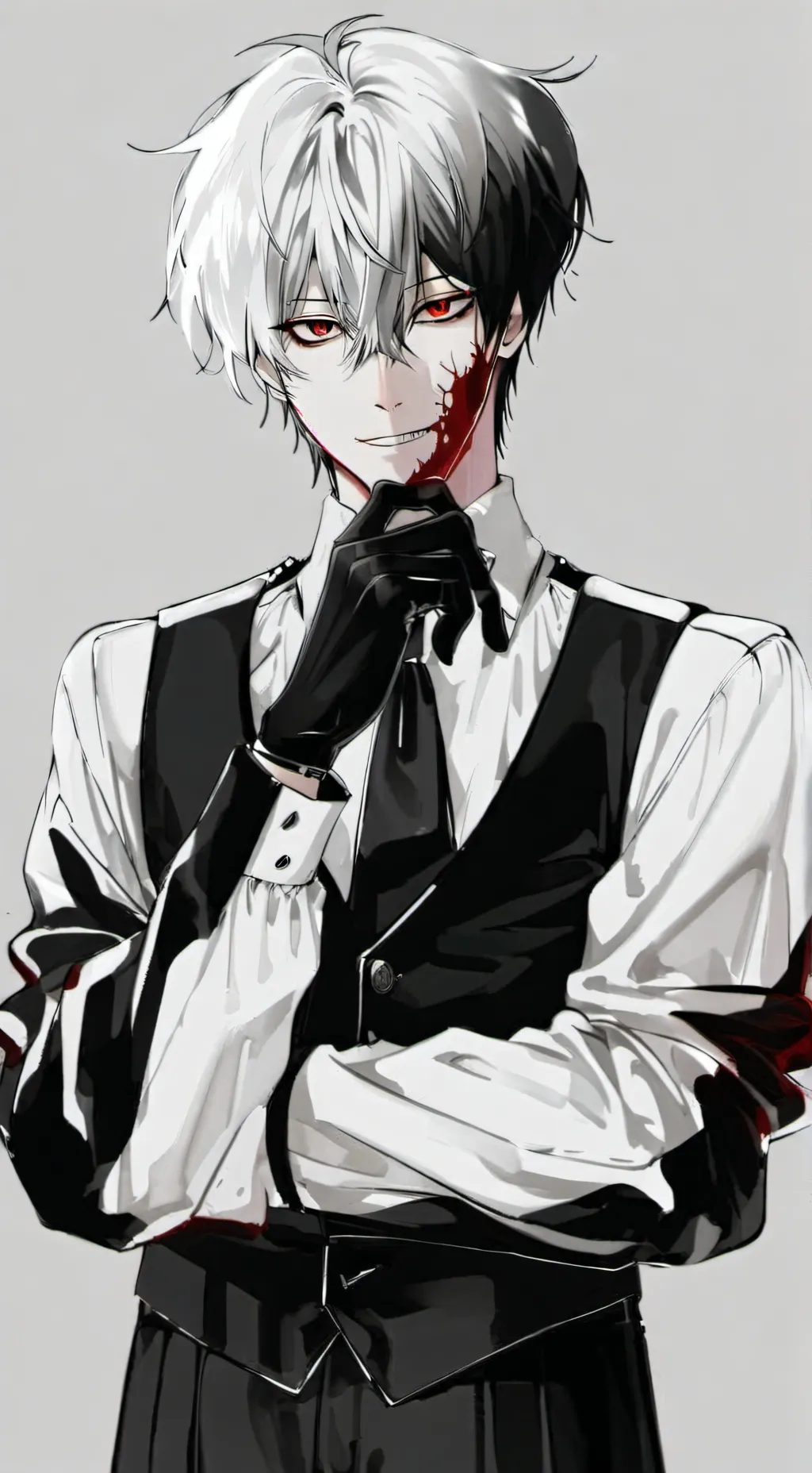 ai character: tokyo ghoul background