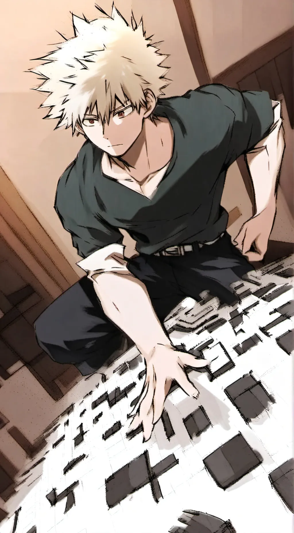 ai character: Bakudeku background