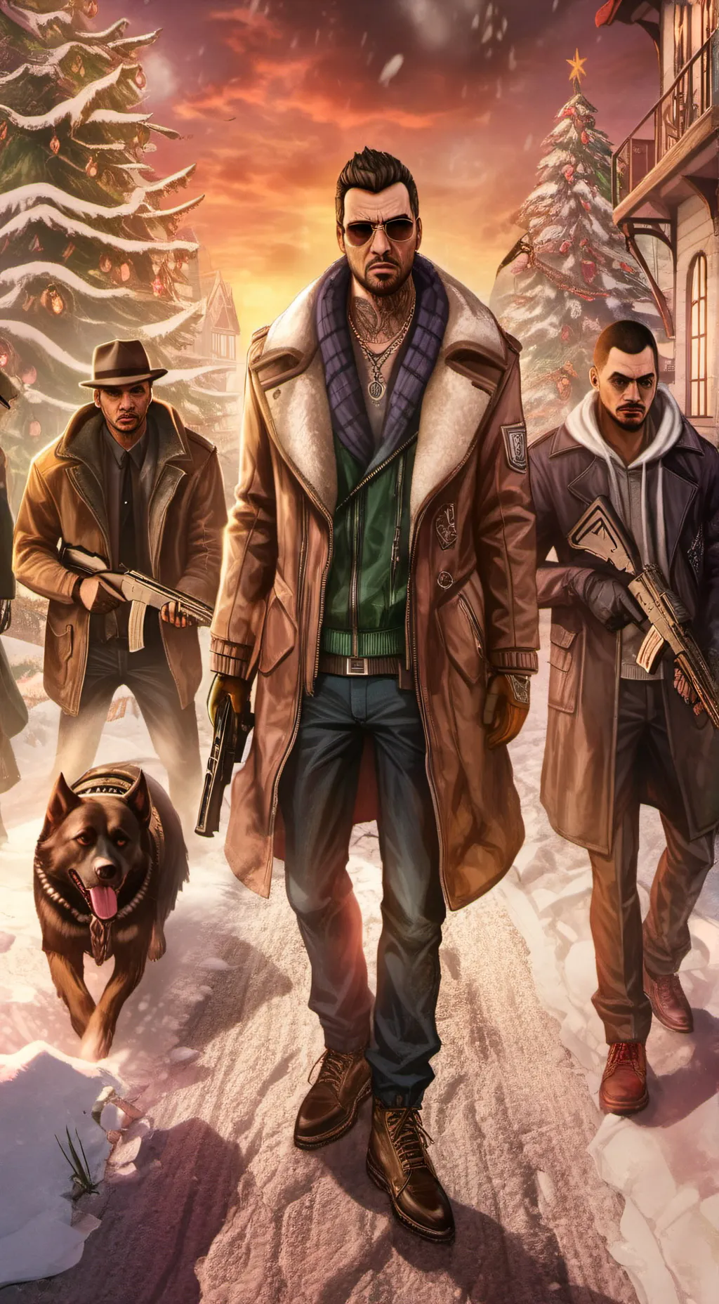 ai character: GTA 5 meet MD background