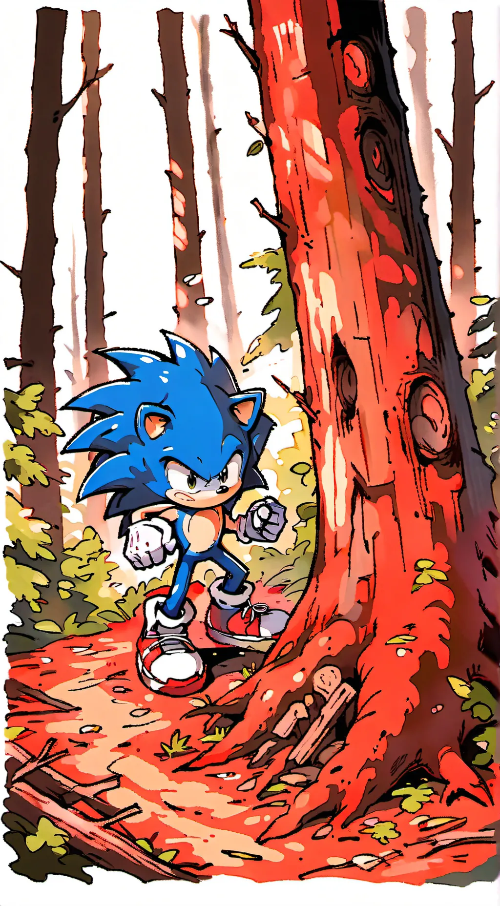 ai character: -Sonic Infected-  background