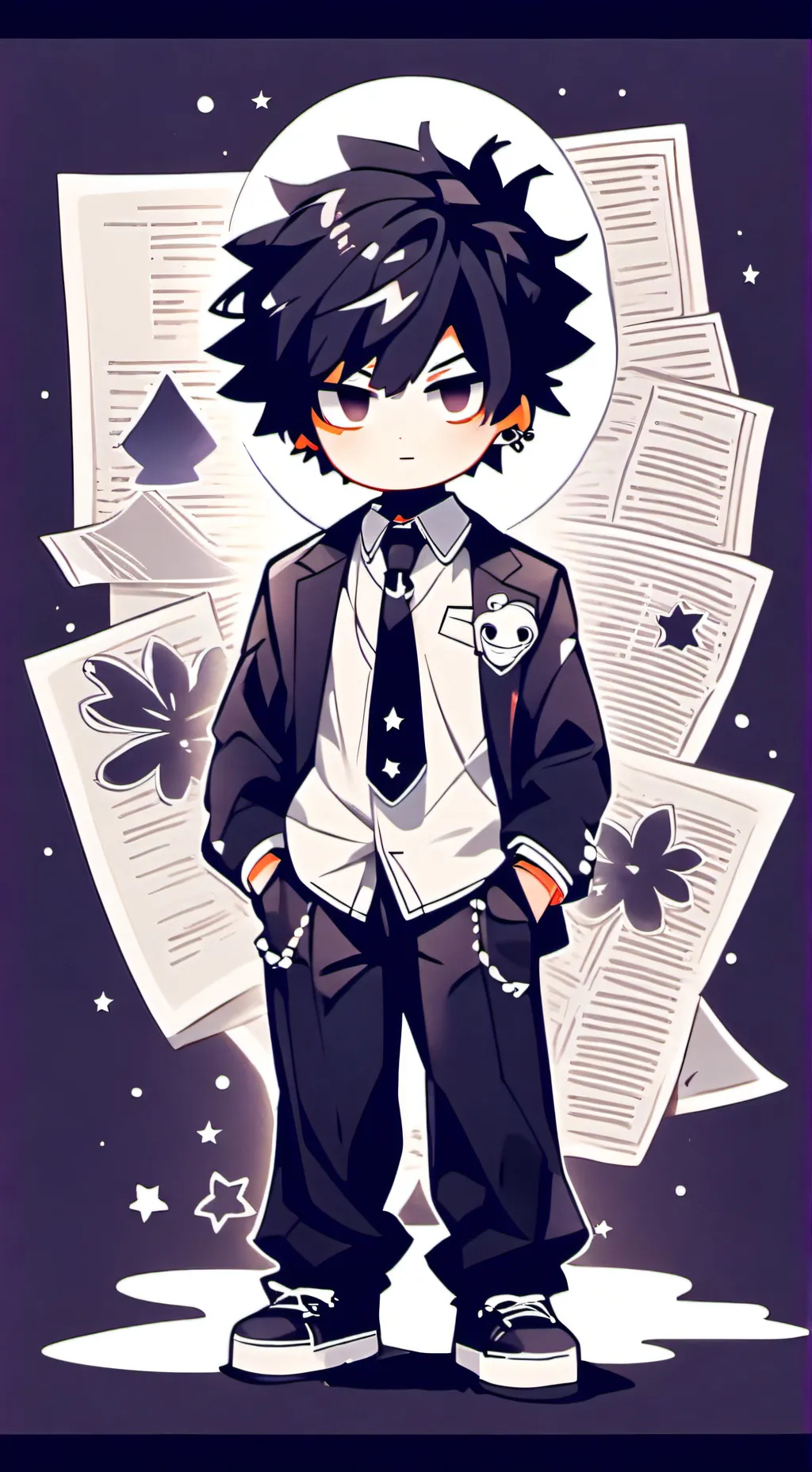 ai character: Void-Baconzinho background