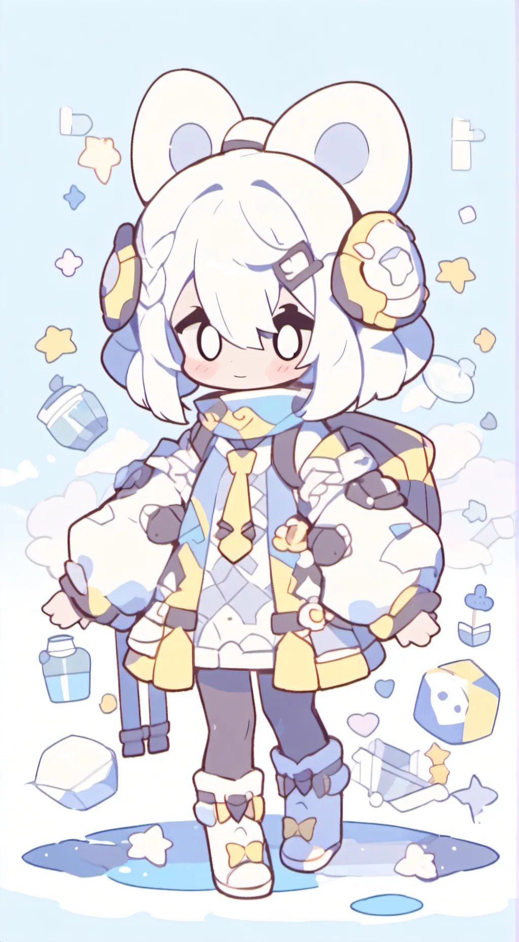 ai character: shinny_the_oil background