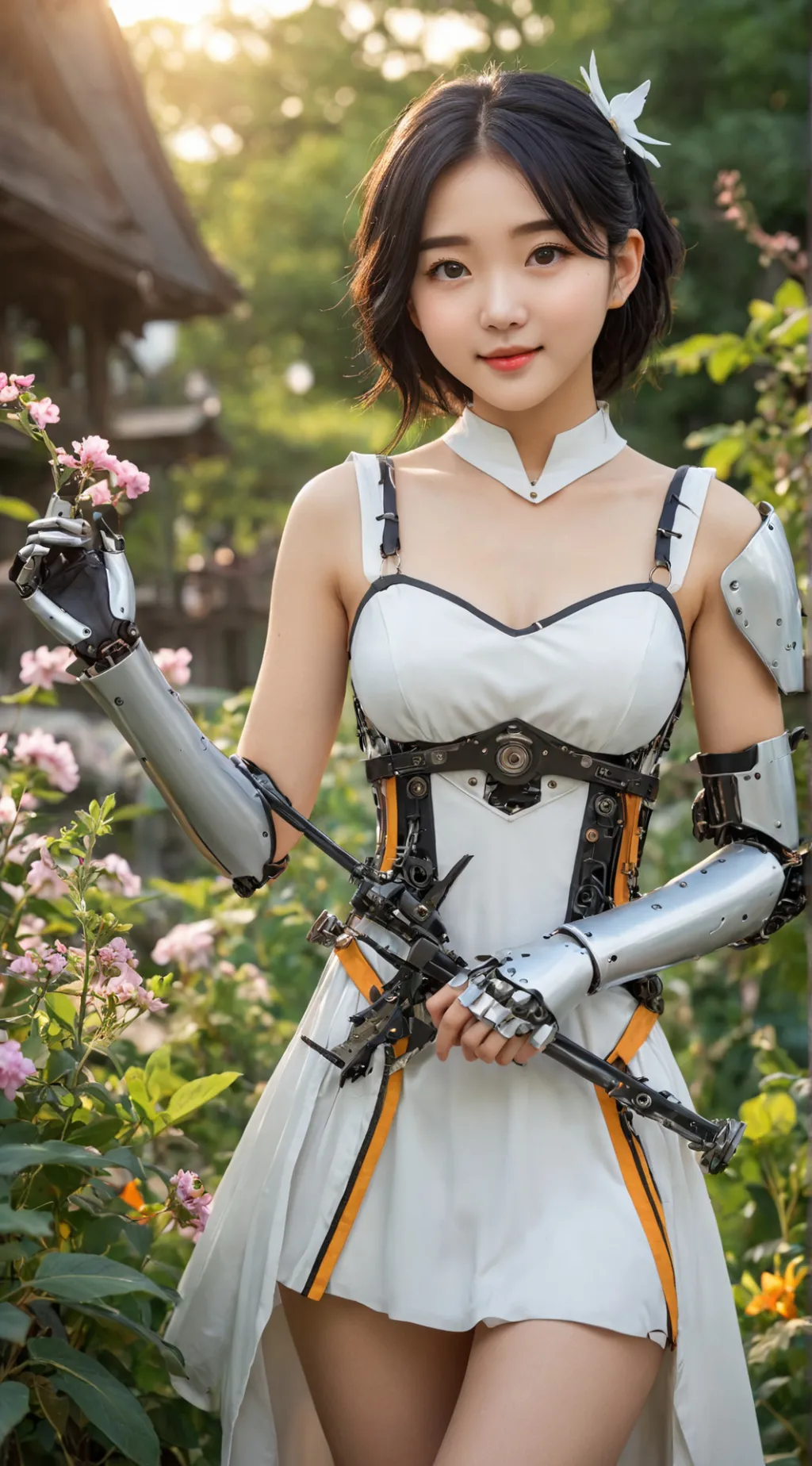 ai character: Aurora background