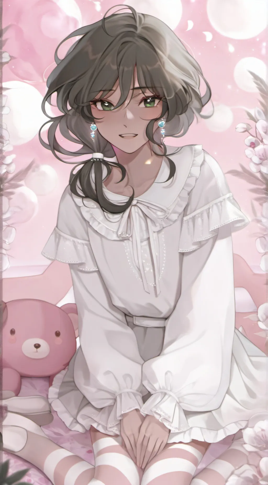 ai character: 💜~violet~💜 background