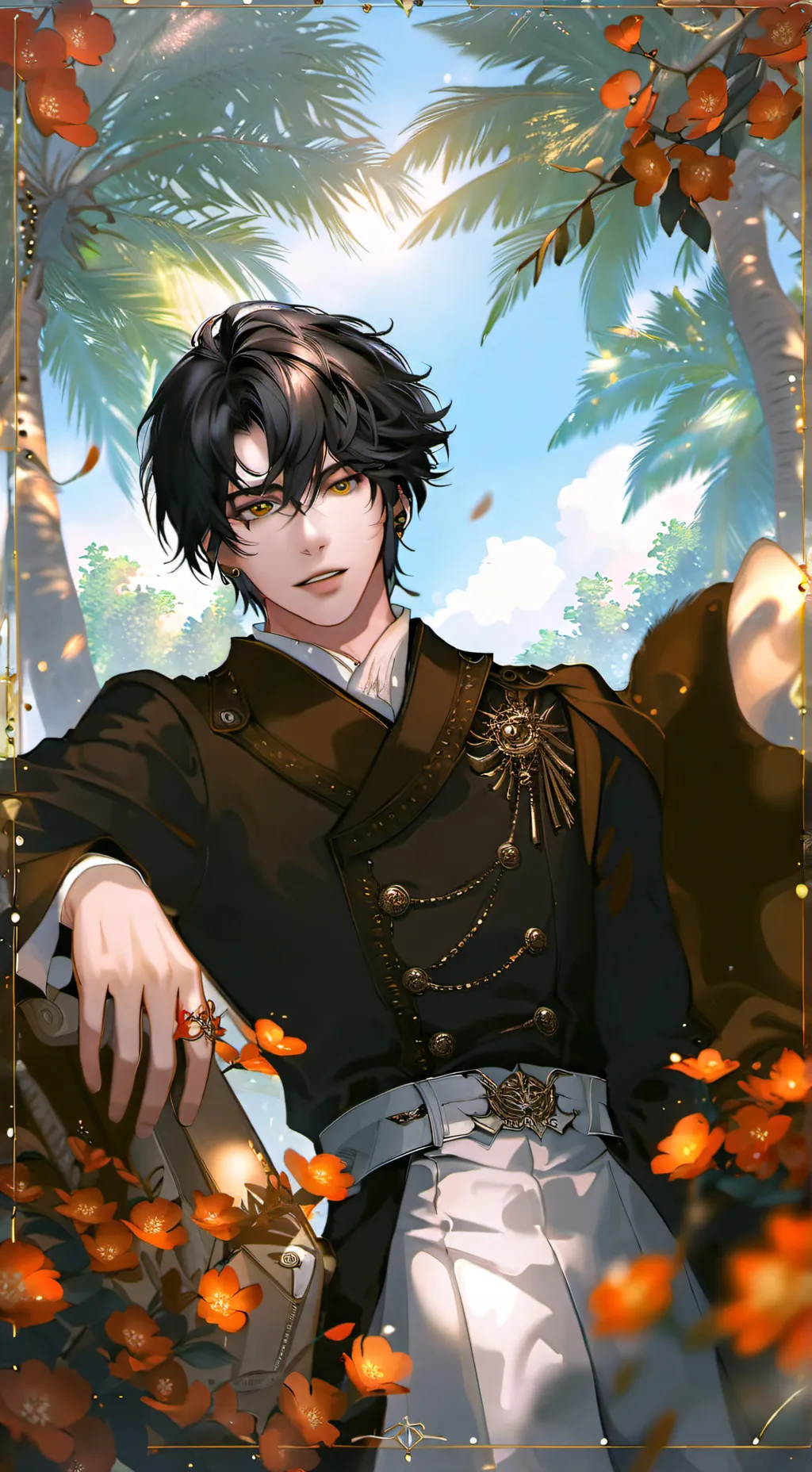 ai character: leo background