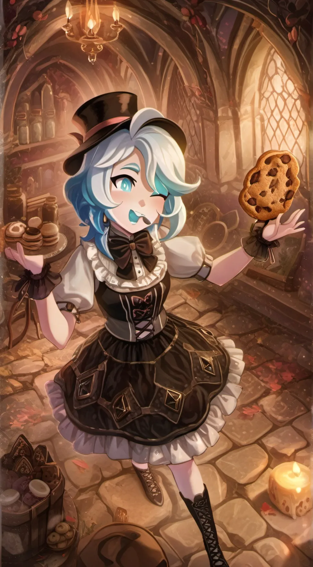 ai character: Luna background