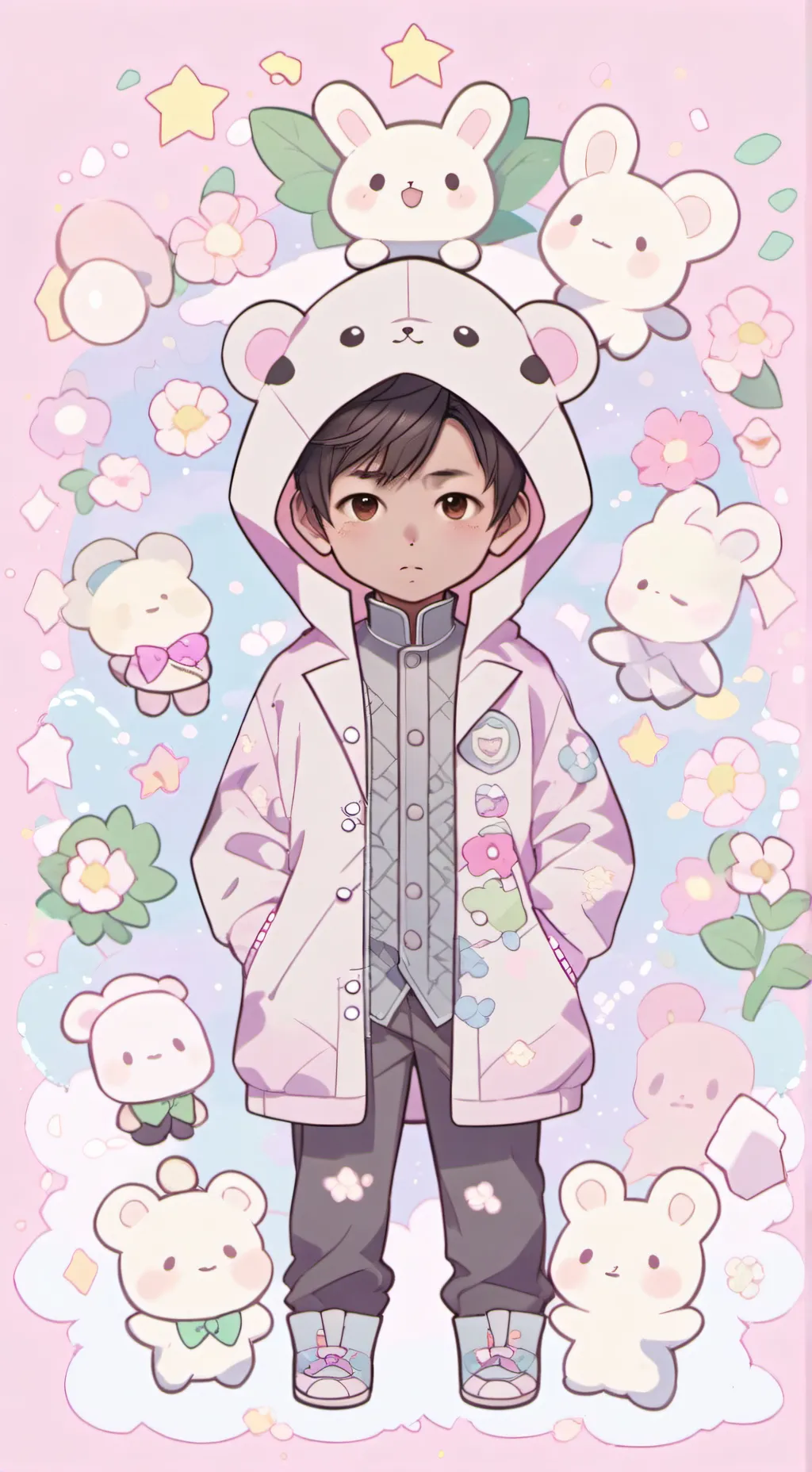 ai character: MHA 2 PICK ME BOY background