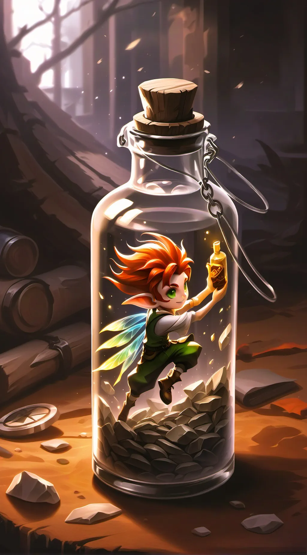 ai character: Puk background