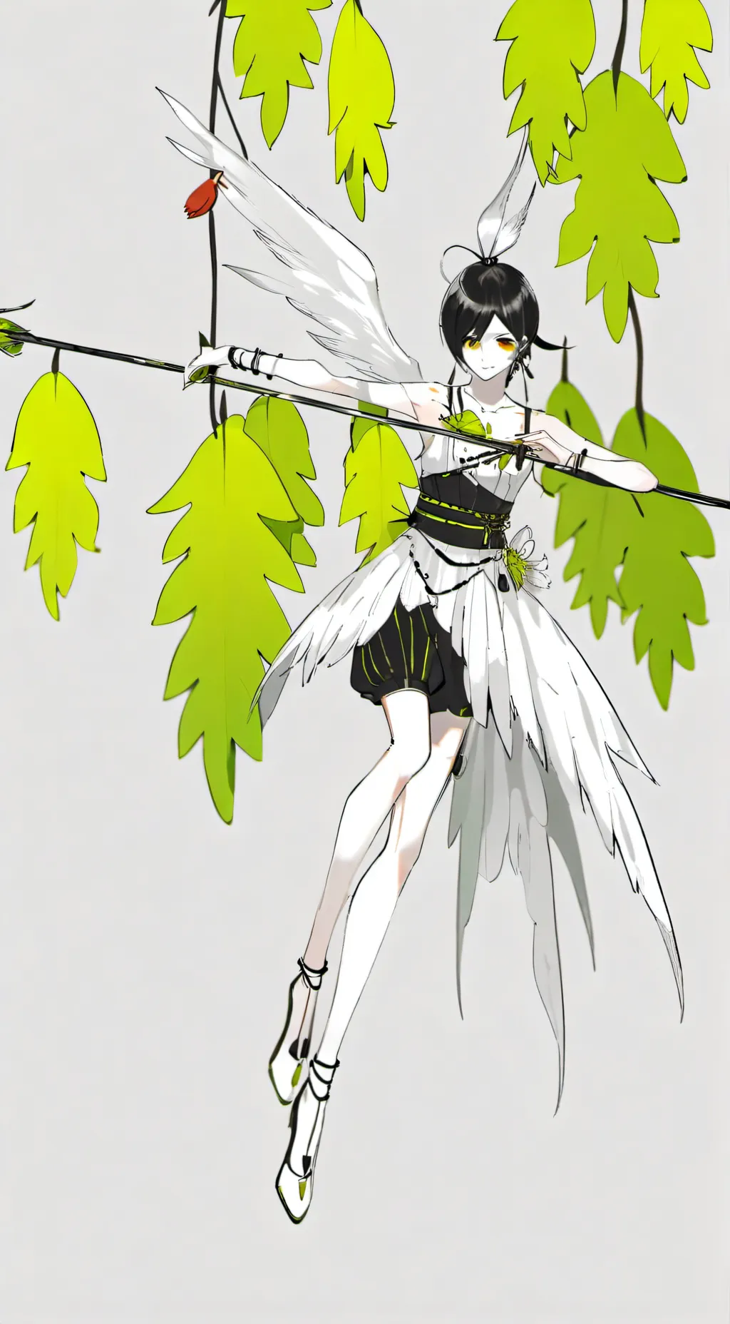 ai character: Entity girl background