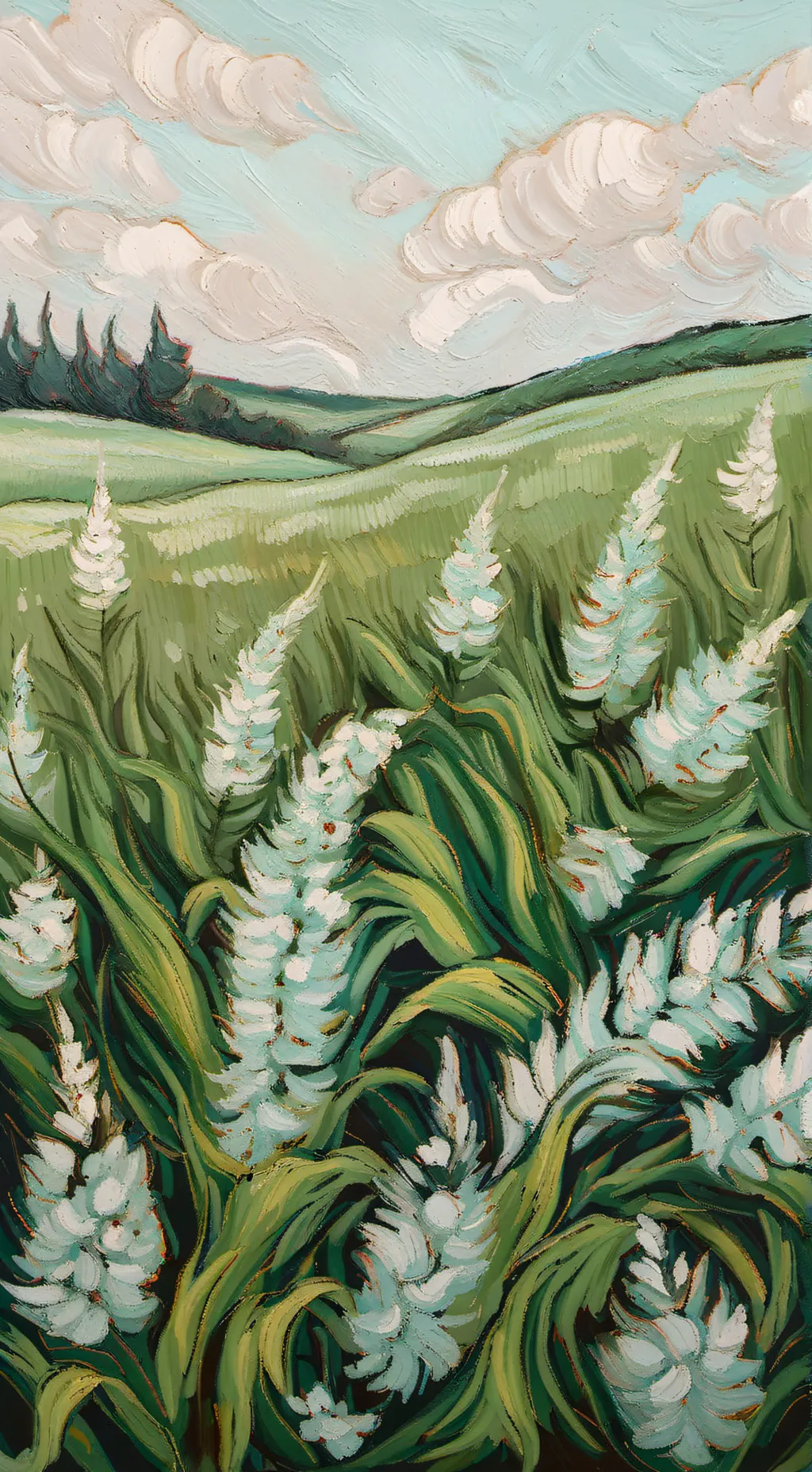 ai character: GRASS...😭 background