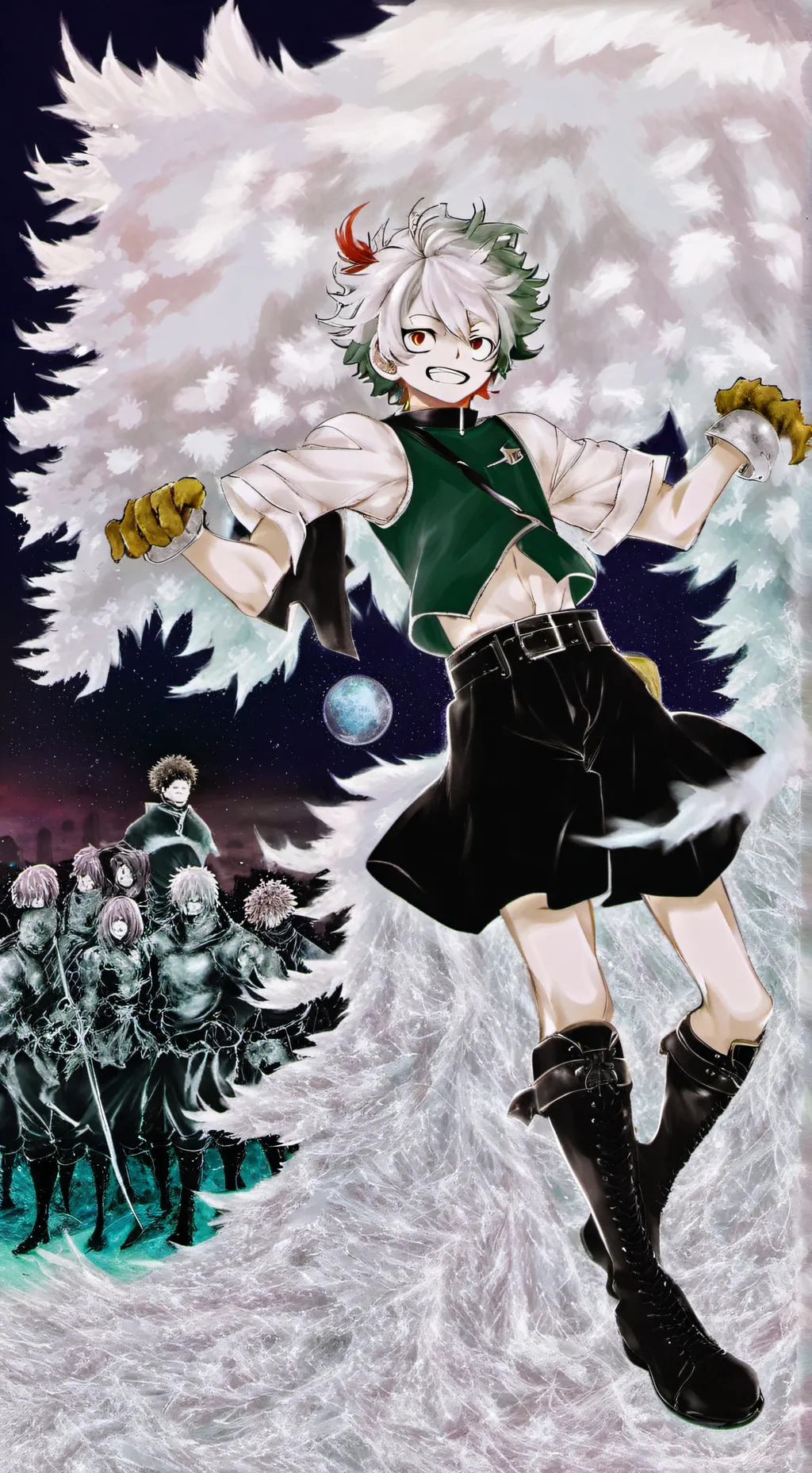 ai character: MHA Vs Your school background