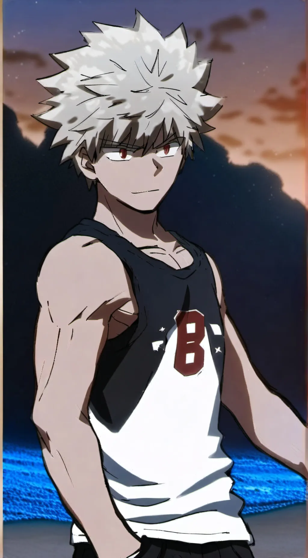ai character: katsuki bakugo✨ background