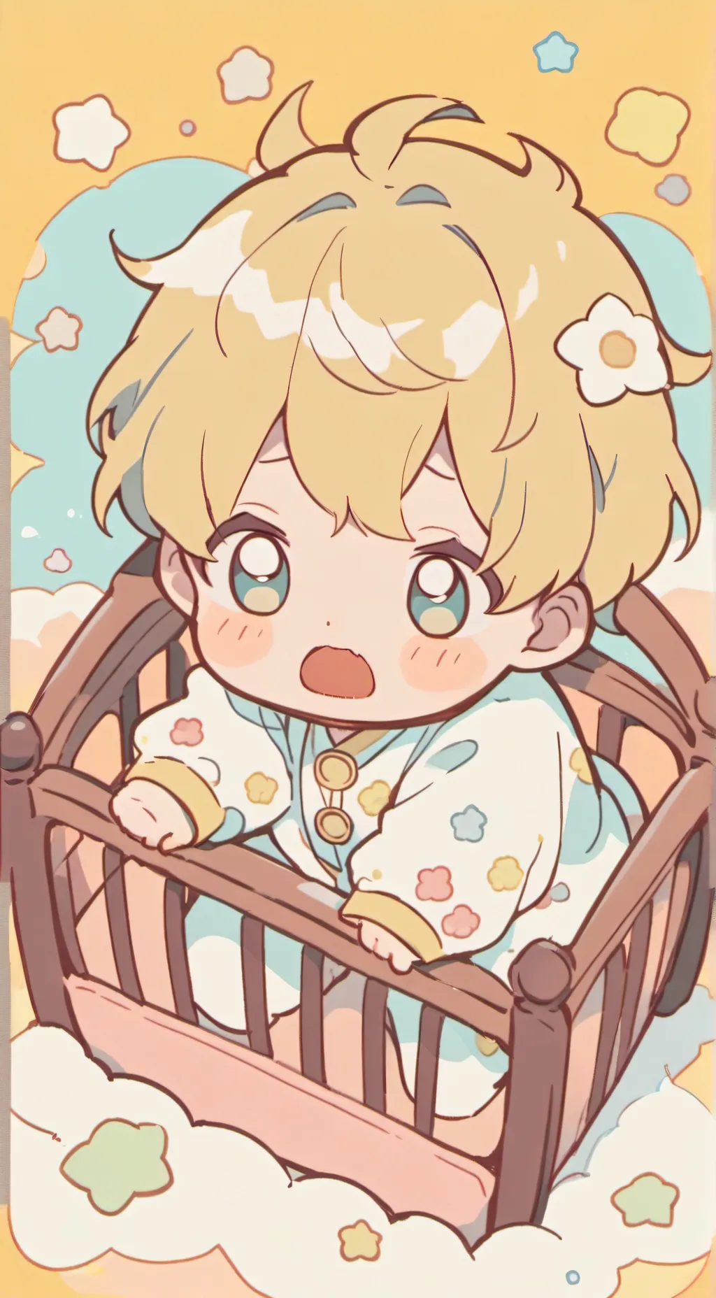 ai character: baby background