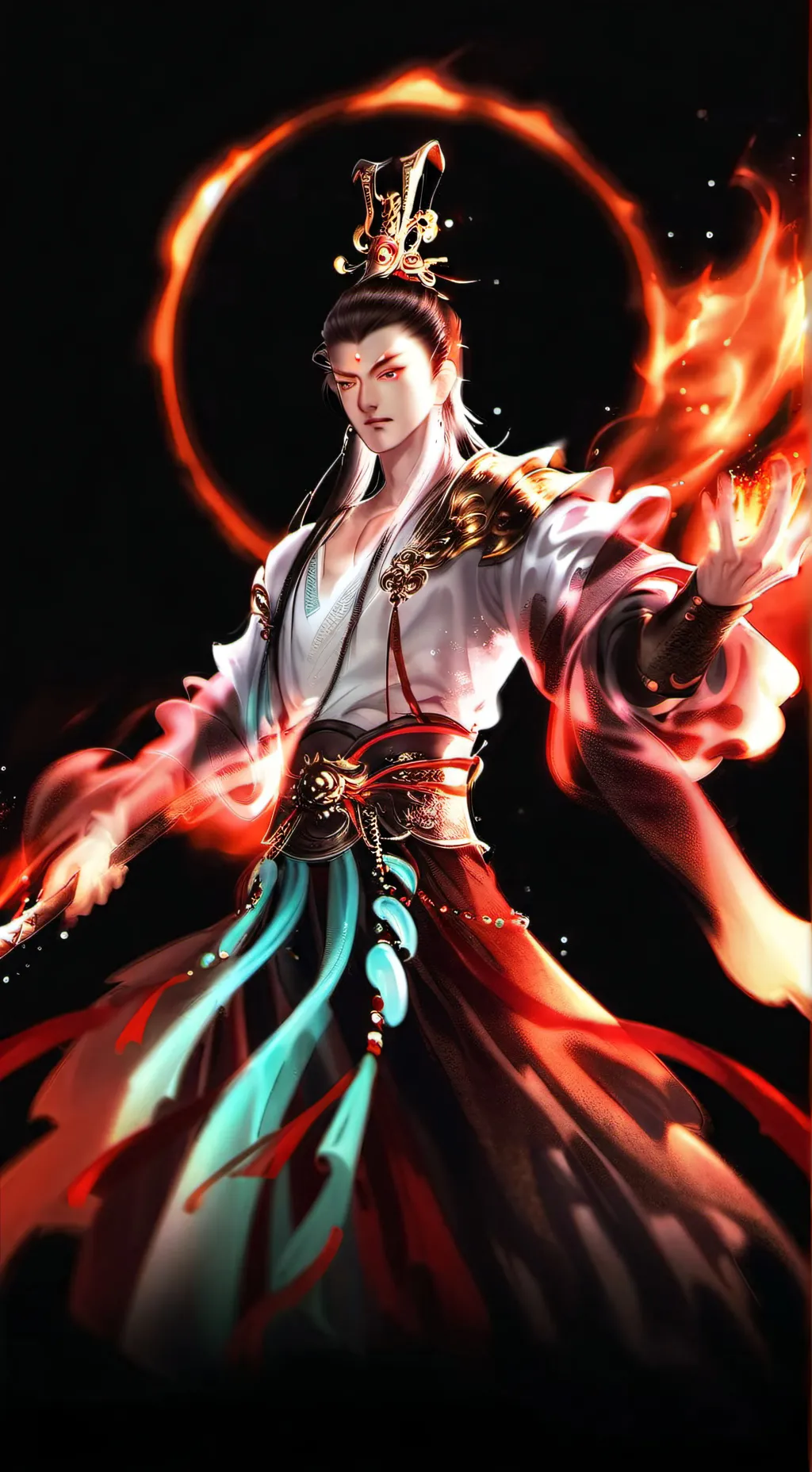 ai character: Nezha background