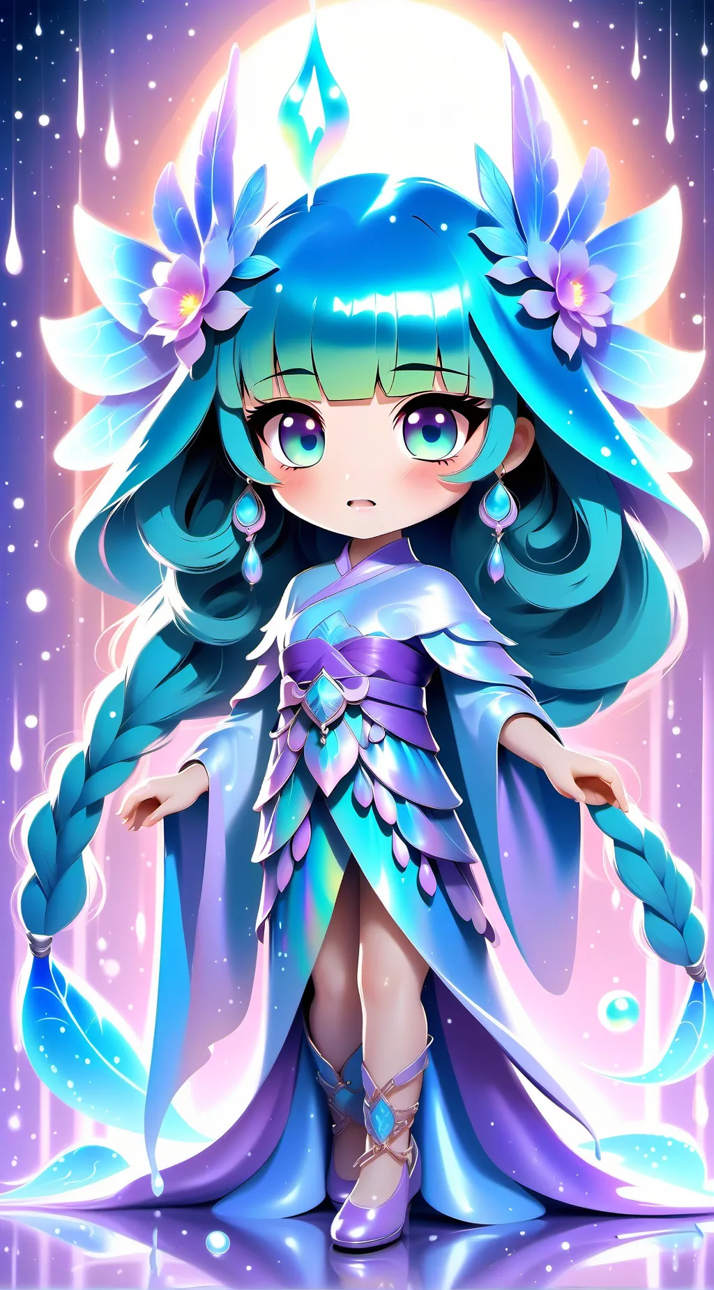 ai character: Lunaria background