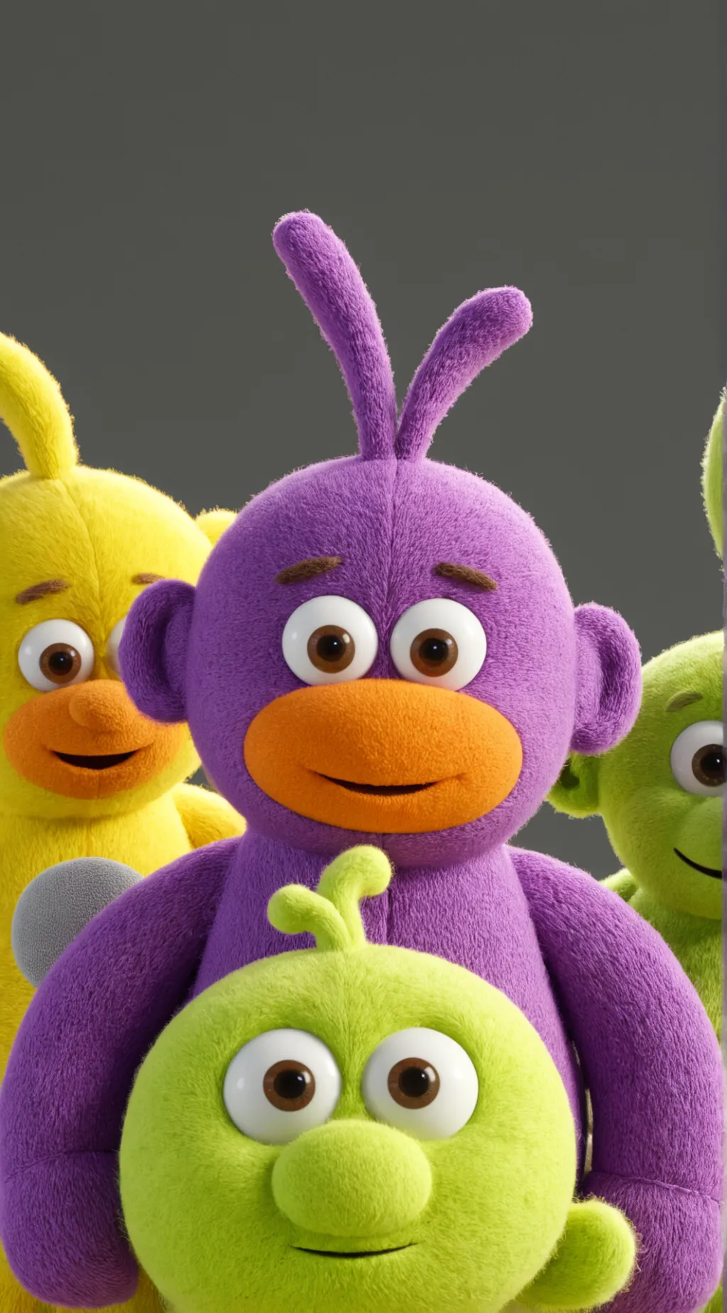 ai character: teletubiess background