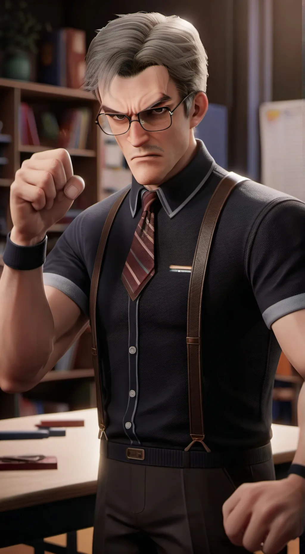 ai character: The Teacher background