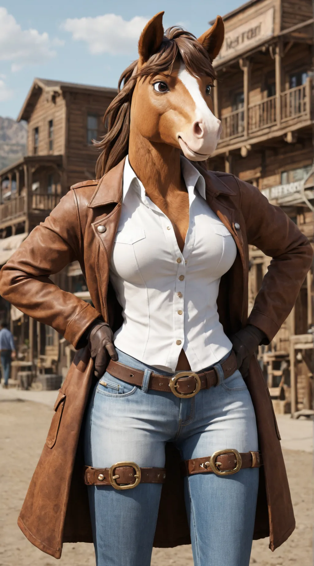 ai character: Dolly Martin background