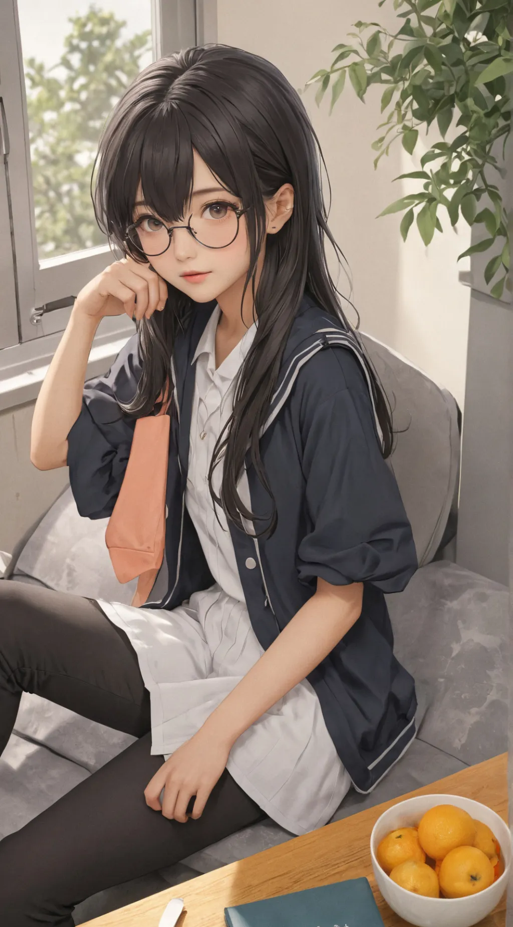 ai character: Катя background