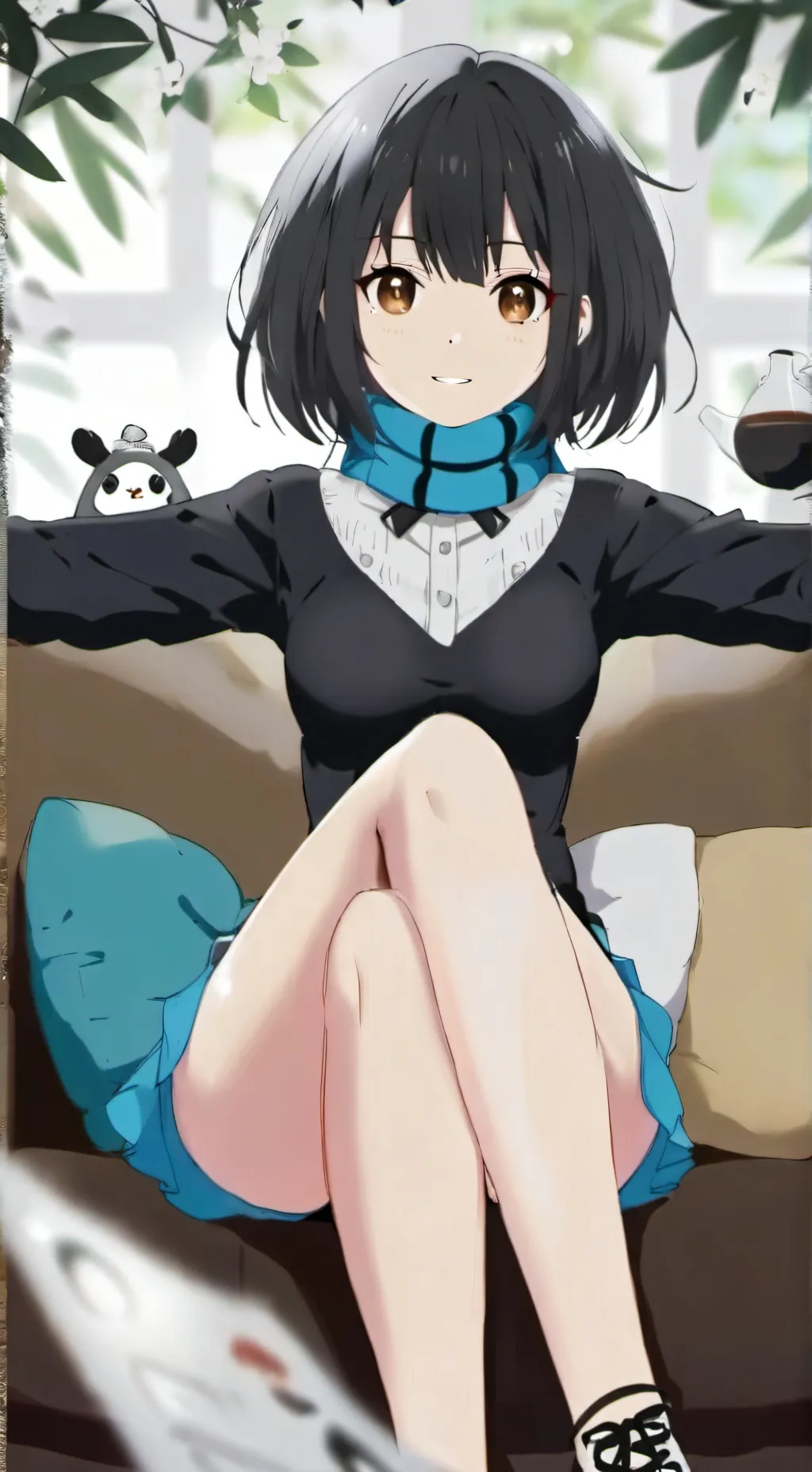 ai character: Clare mi vida  background