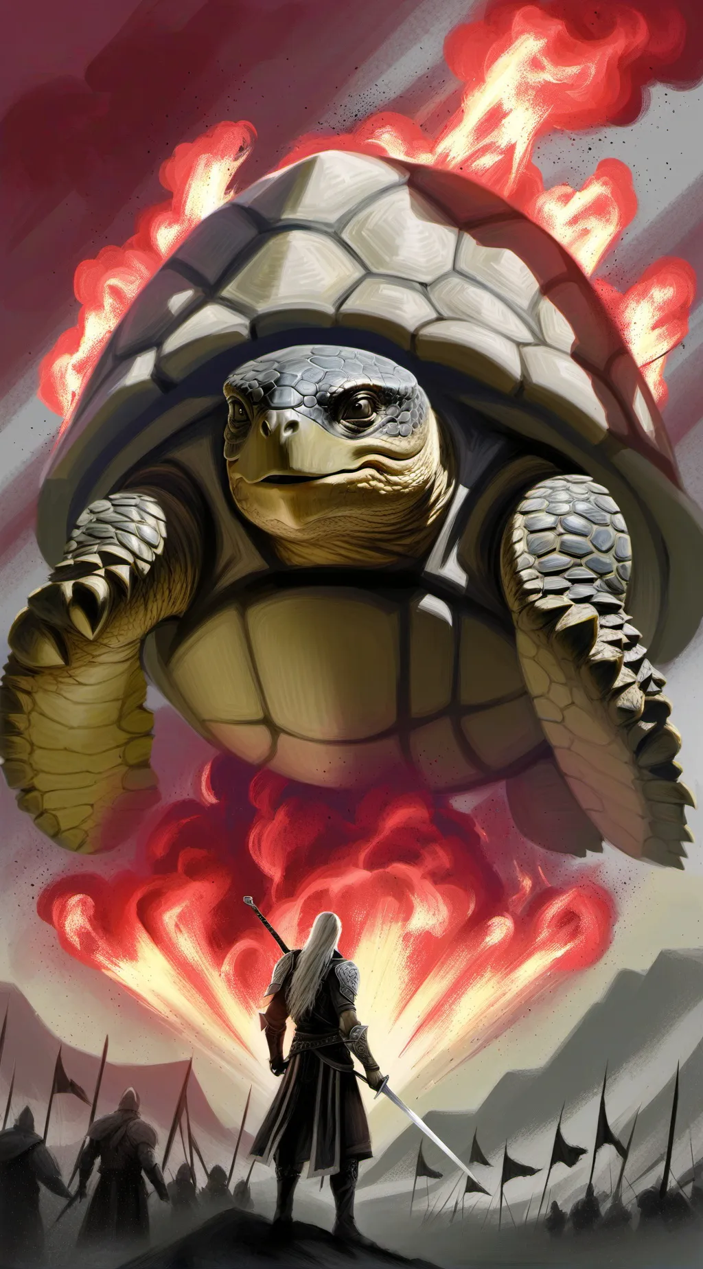 ai character: Turtle mech background