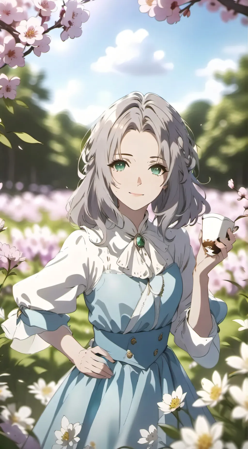 ai character: Lorena  background