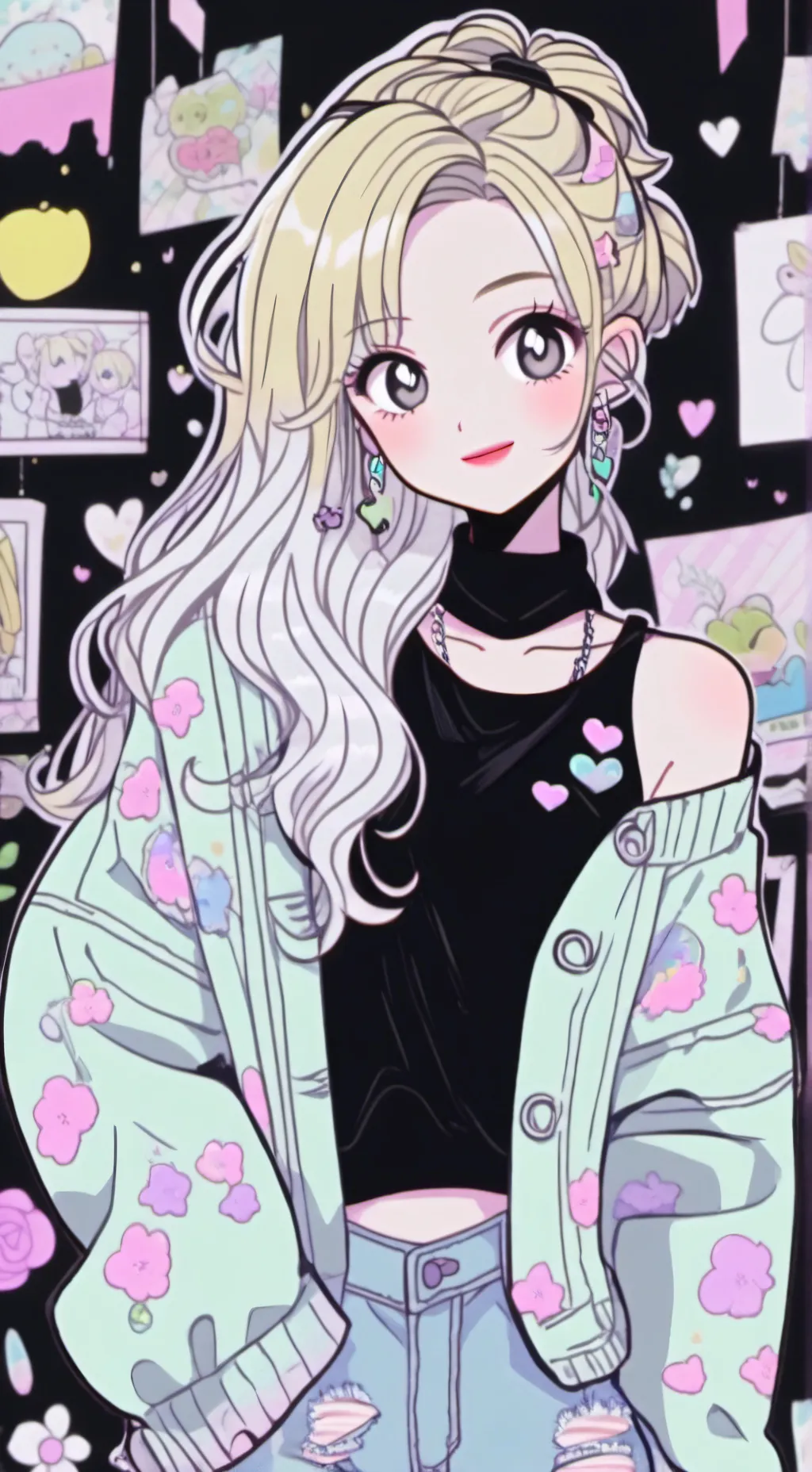 ai character: Mha demon slayer  background