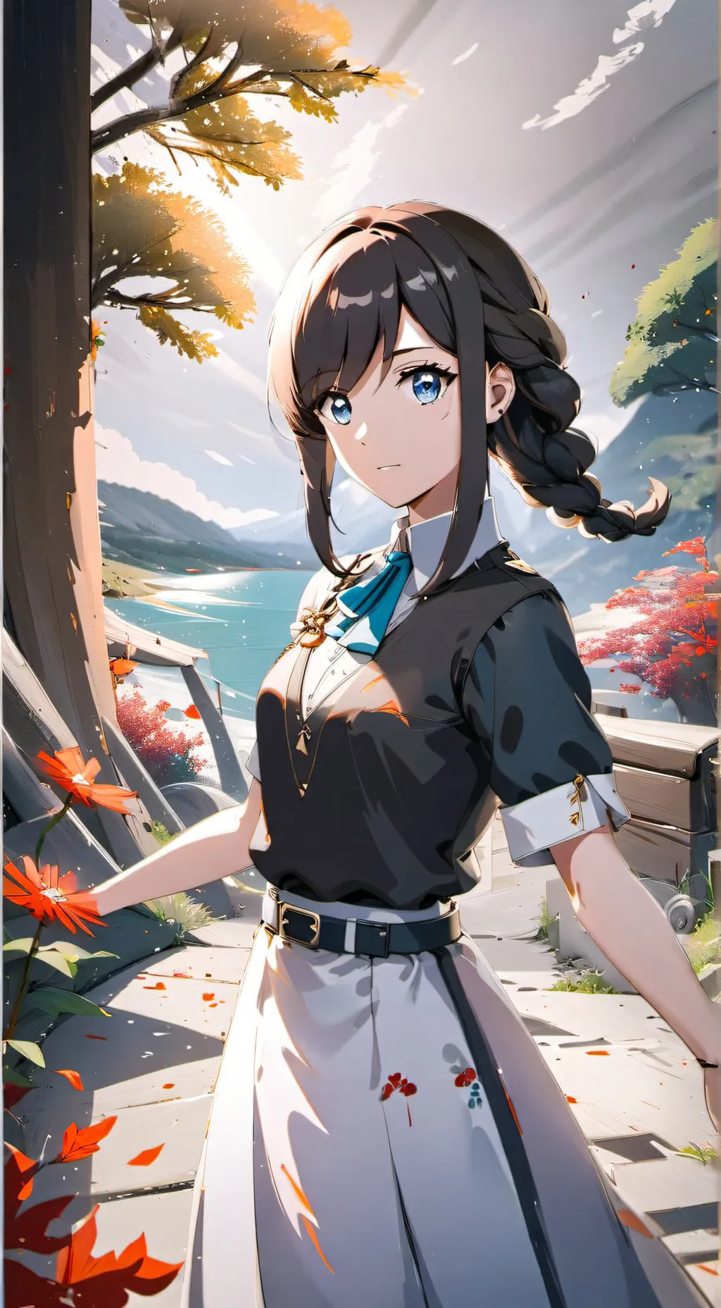 ai character: Misty background