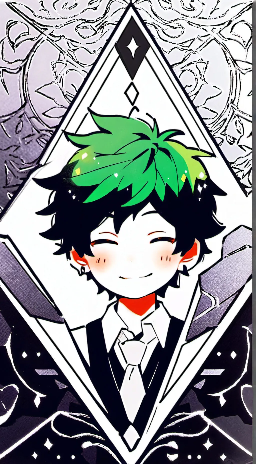 ai character: Izuku angst background