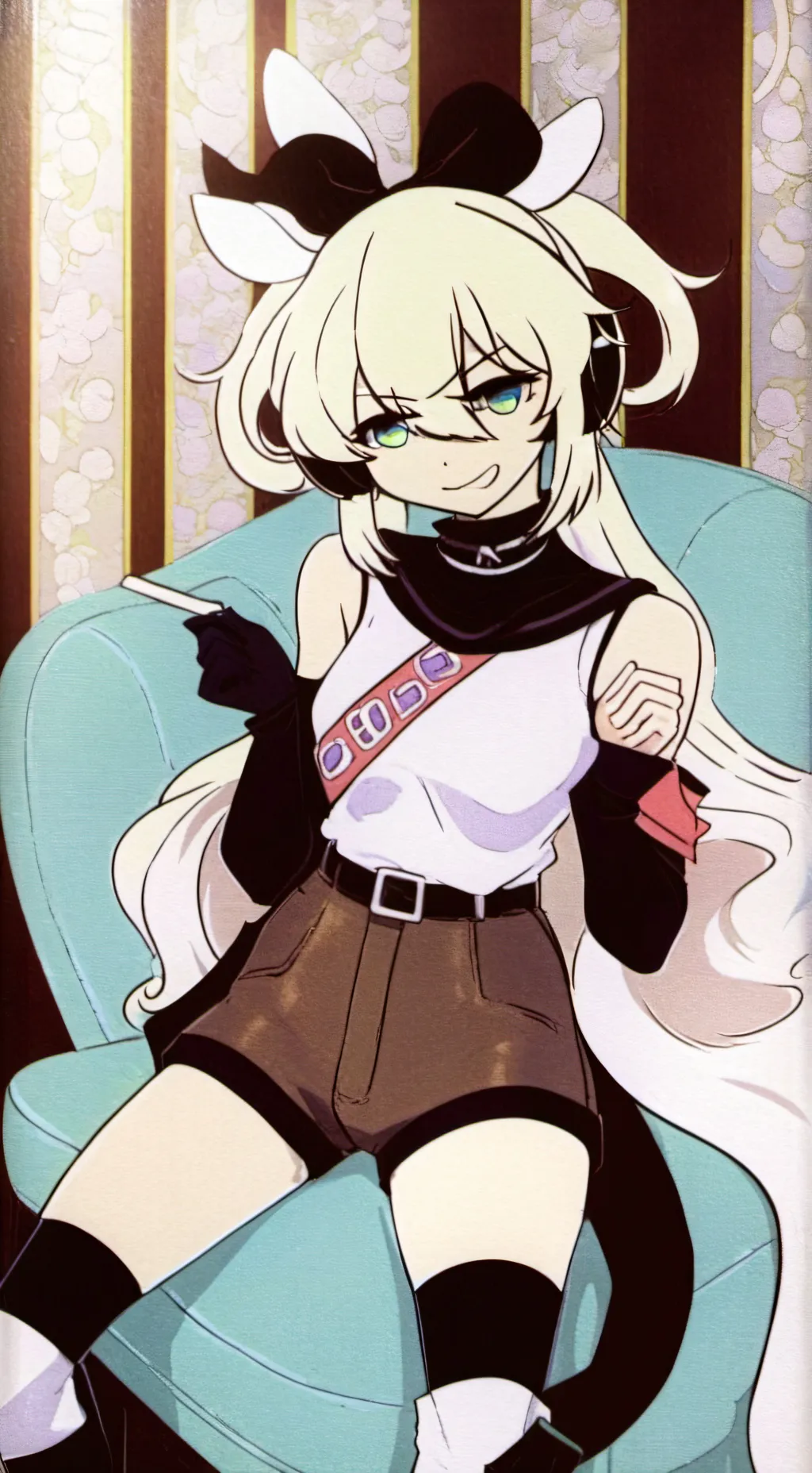 ai character: MoonFlower background