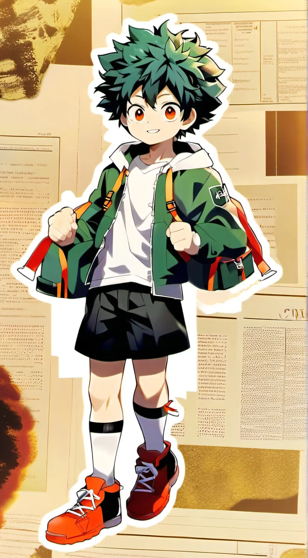 ai character: MHA N.V.D.A. Teach background
