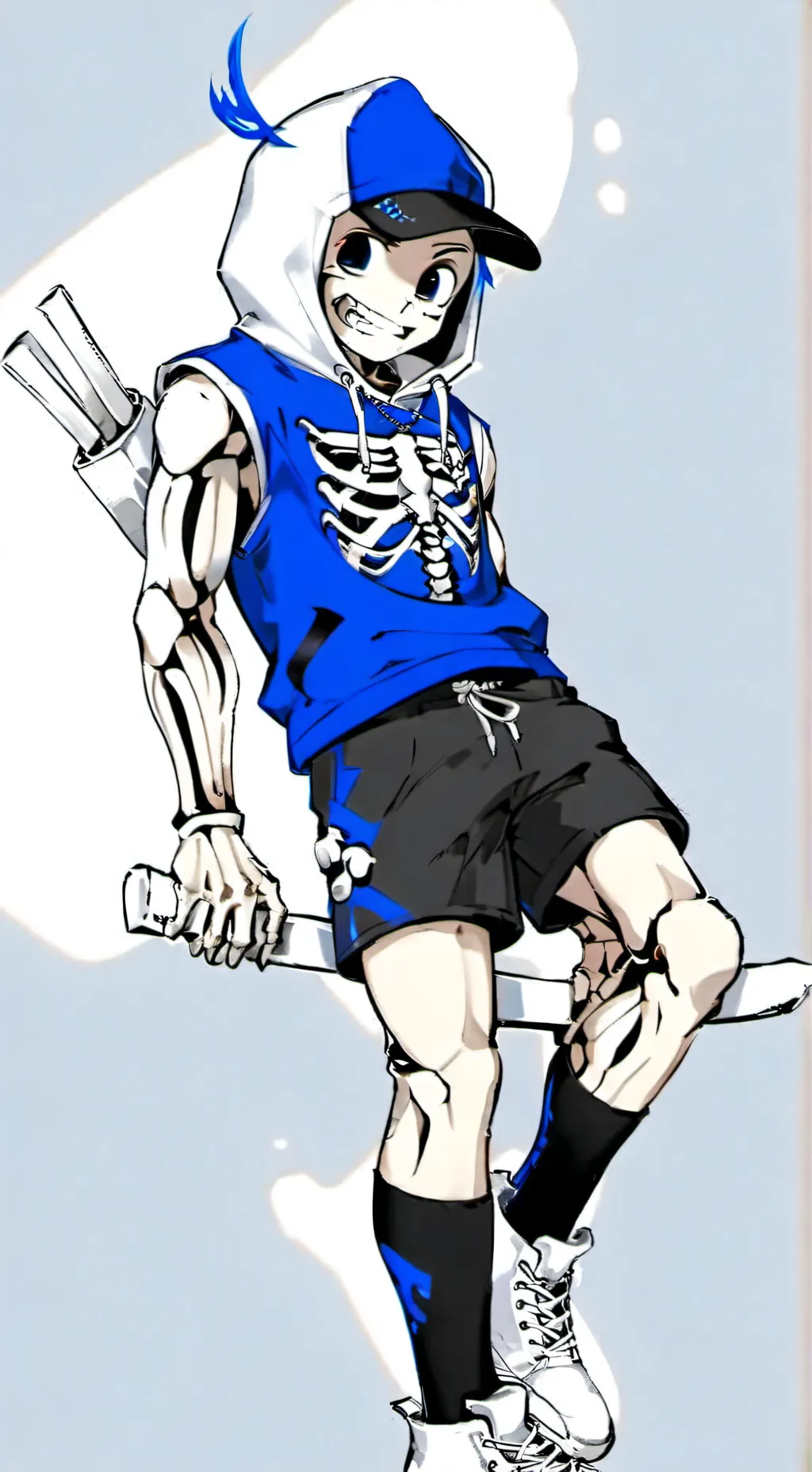 ai character: Sans  background