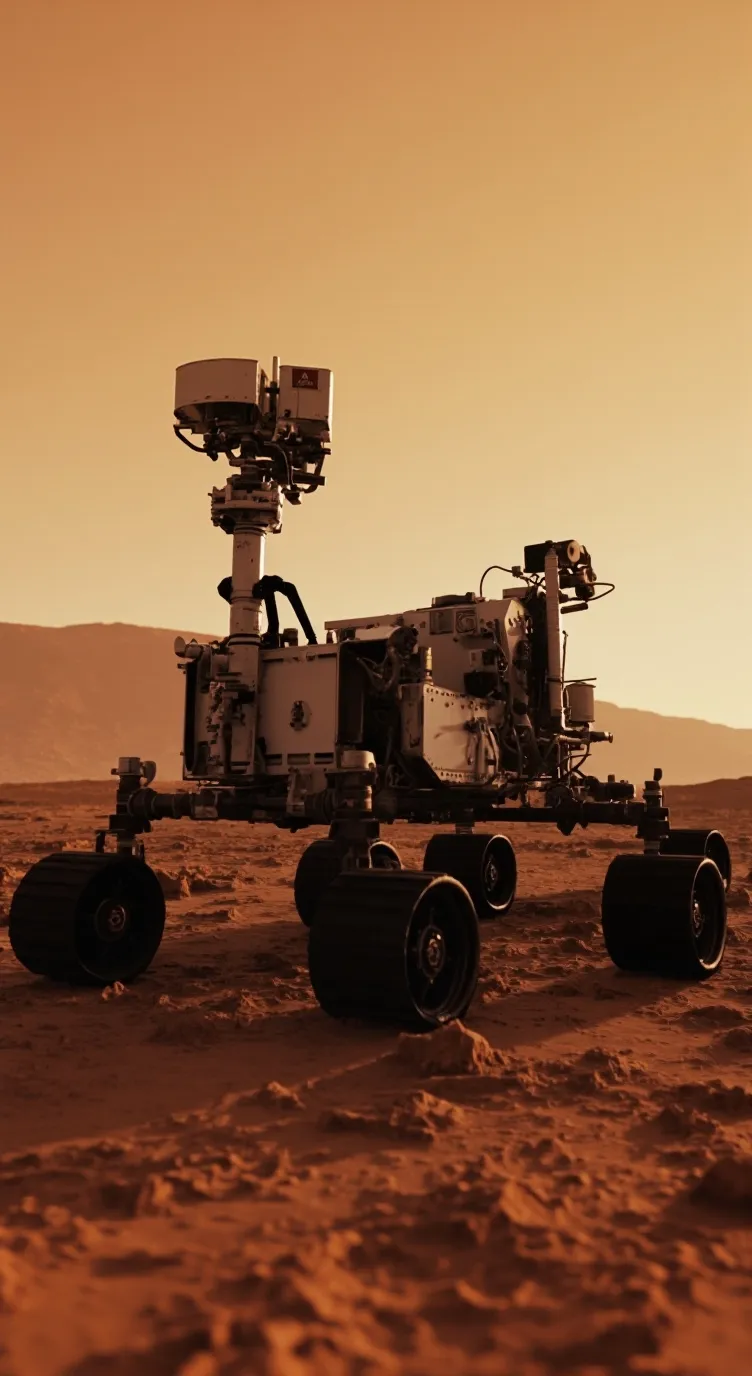 ai character: Mars's Rover💀 background