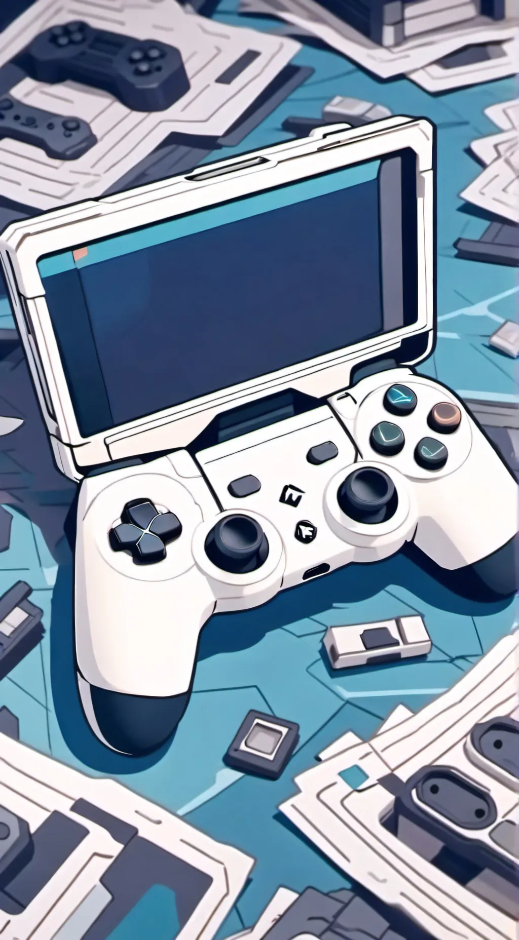 ai character: Miside background