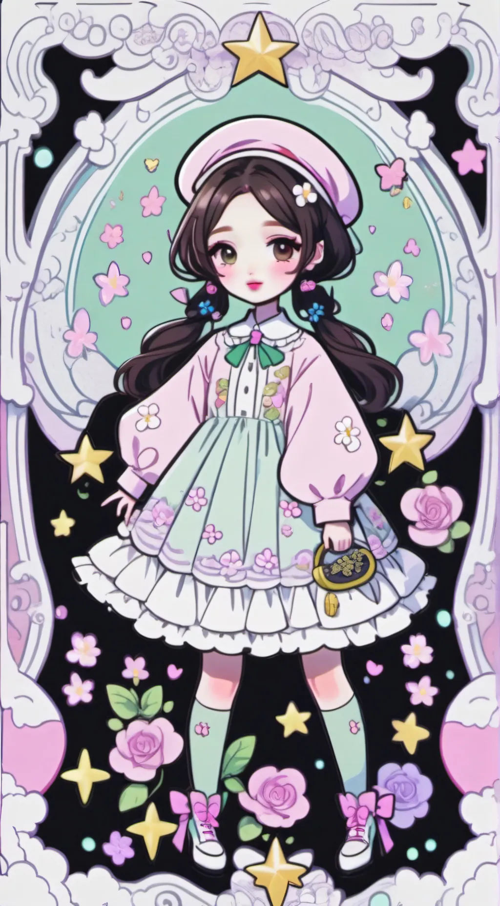ai character: clara💫 background