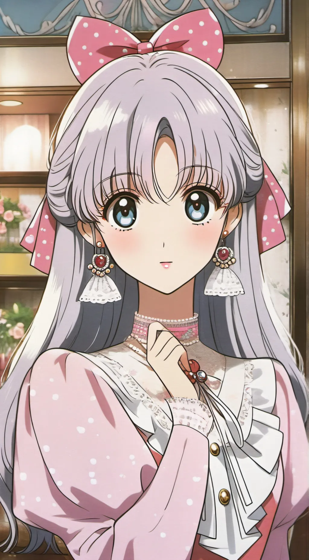 ai character: 💅🎀girly test🌸 background