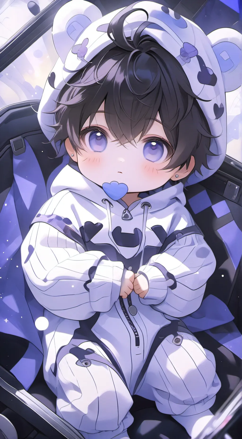 ai character: Tiny babies background