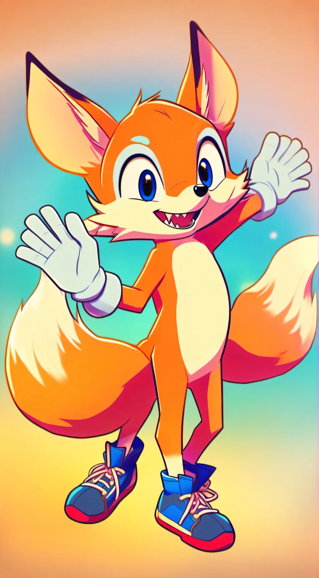 ai character: Tails background