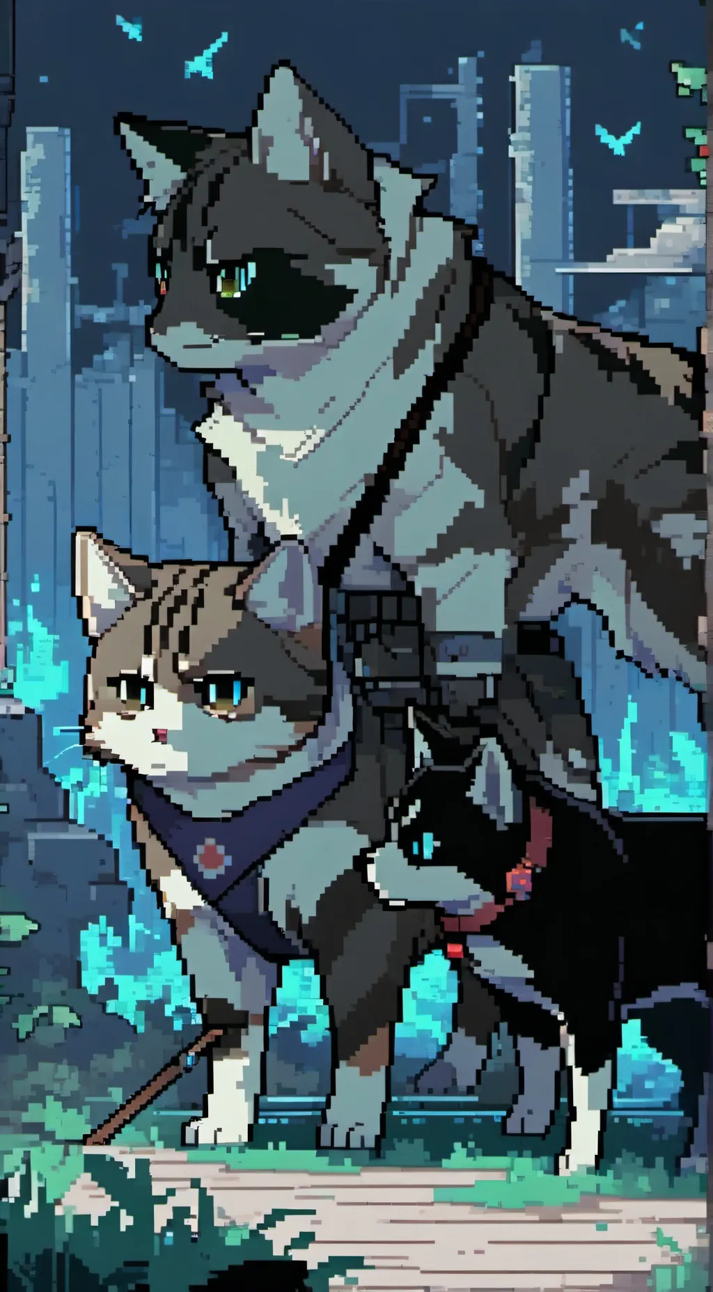 ai character: battle cat  background