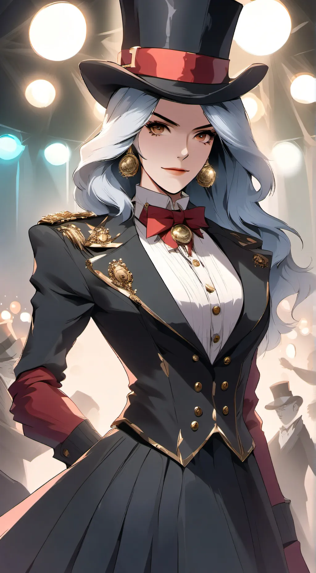 ai character: The Ringmistress  background