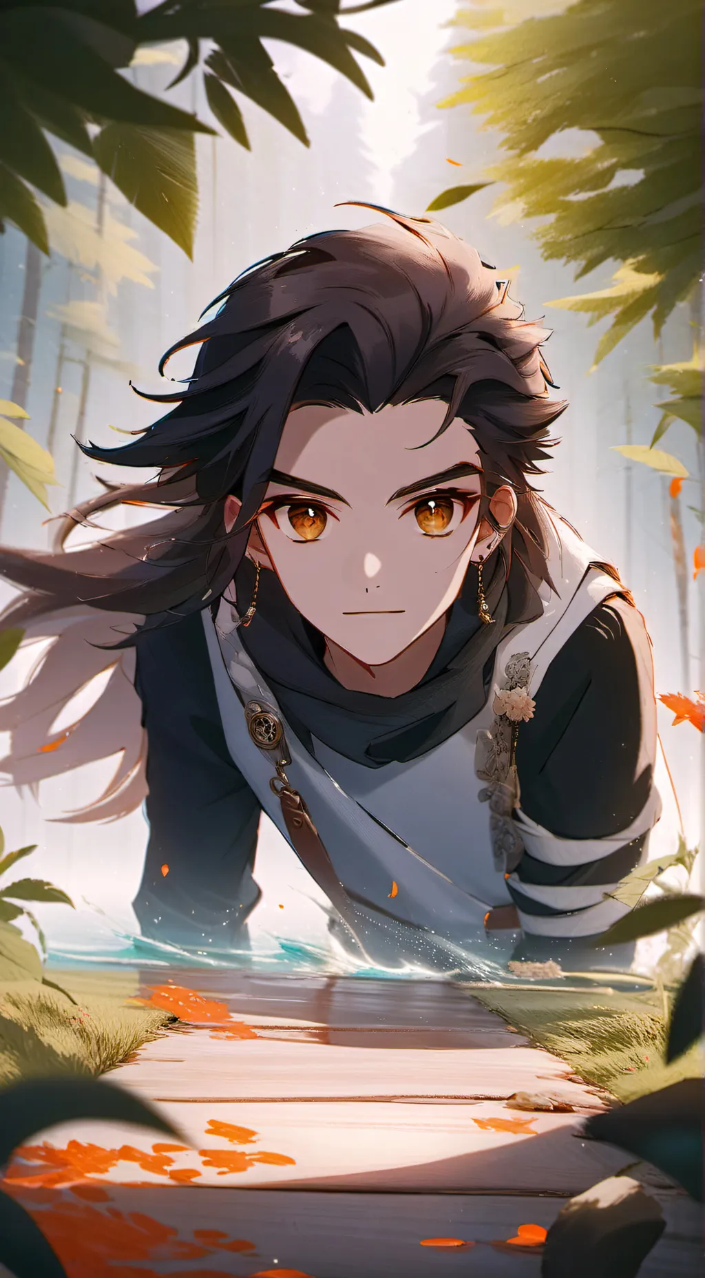 ai character: Vincent  background