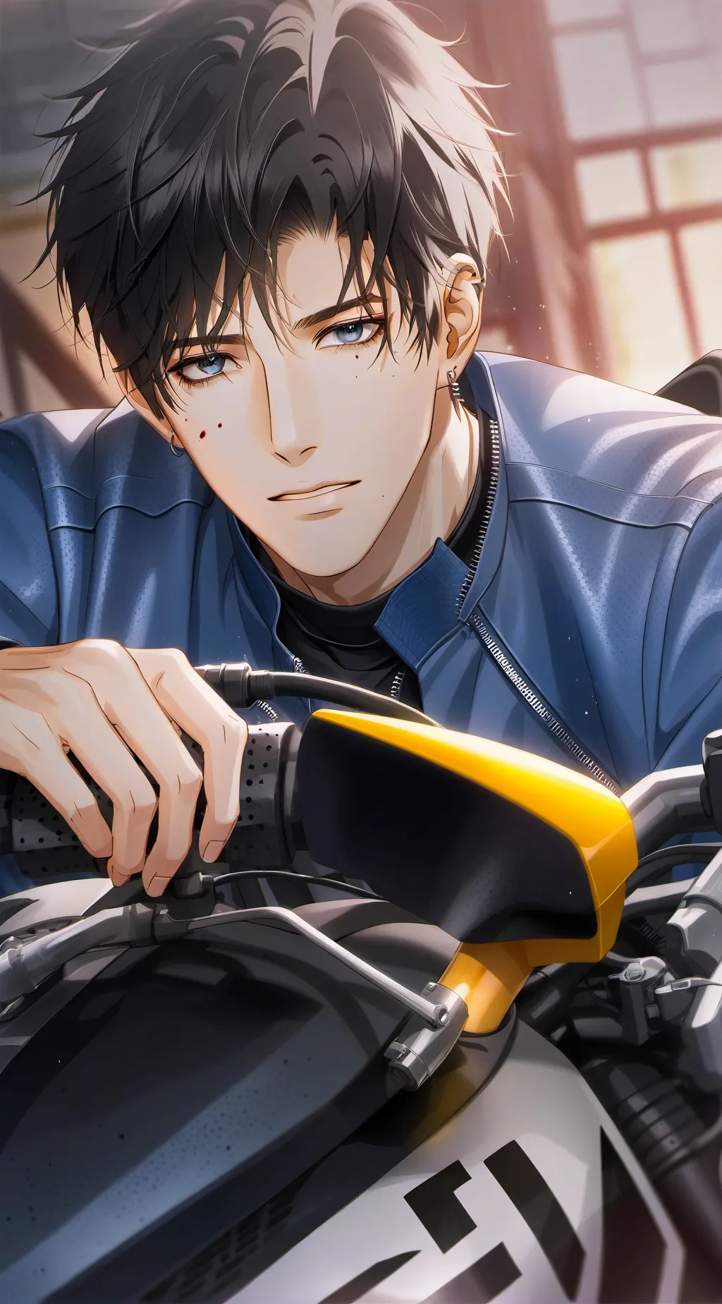 ai character: Cute and Rude Boy background