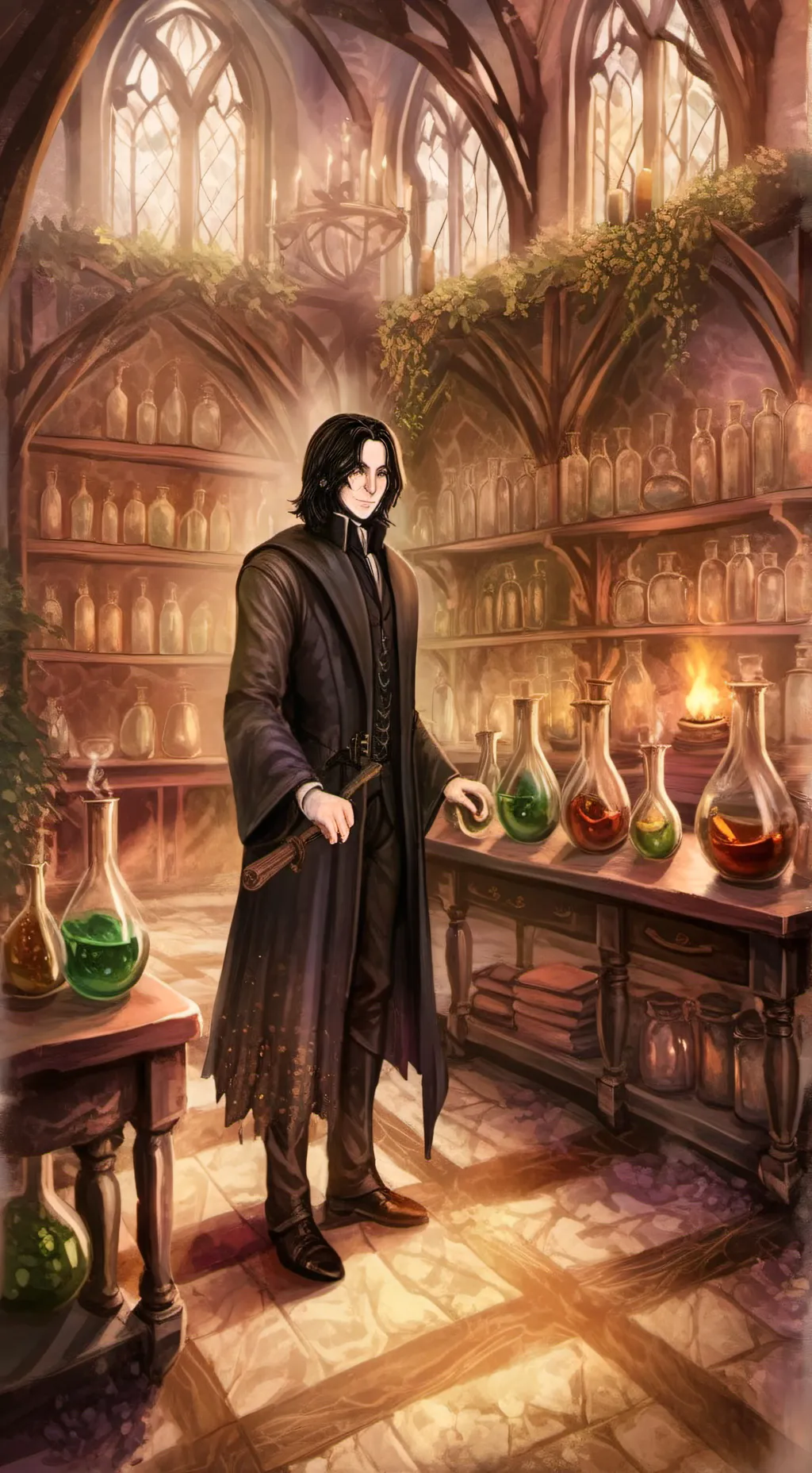 ai character: Potions Class background