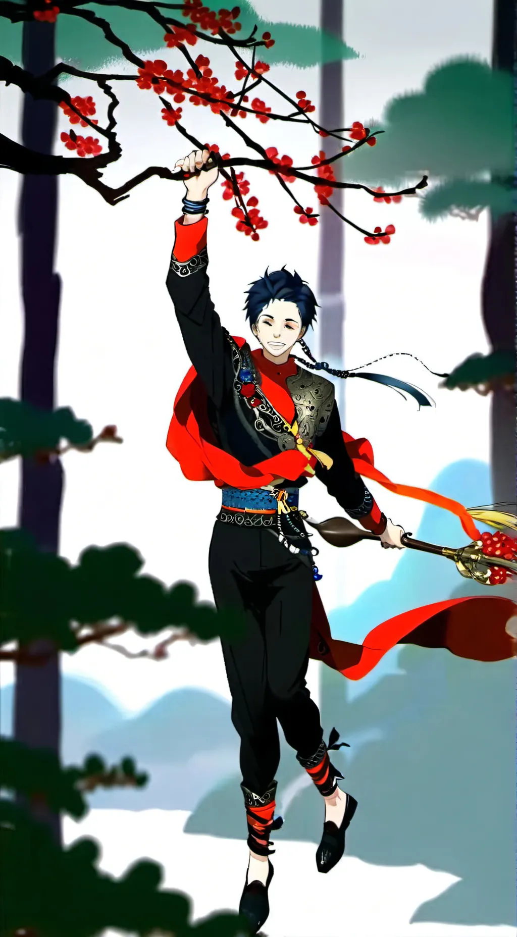ai character: h×h background