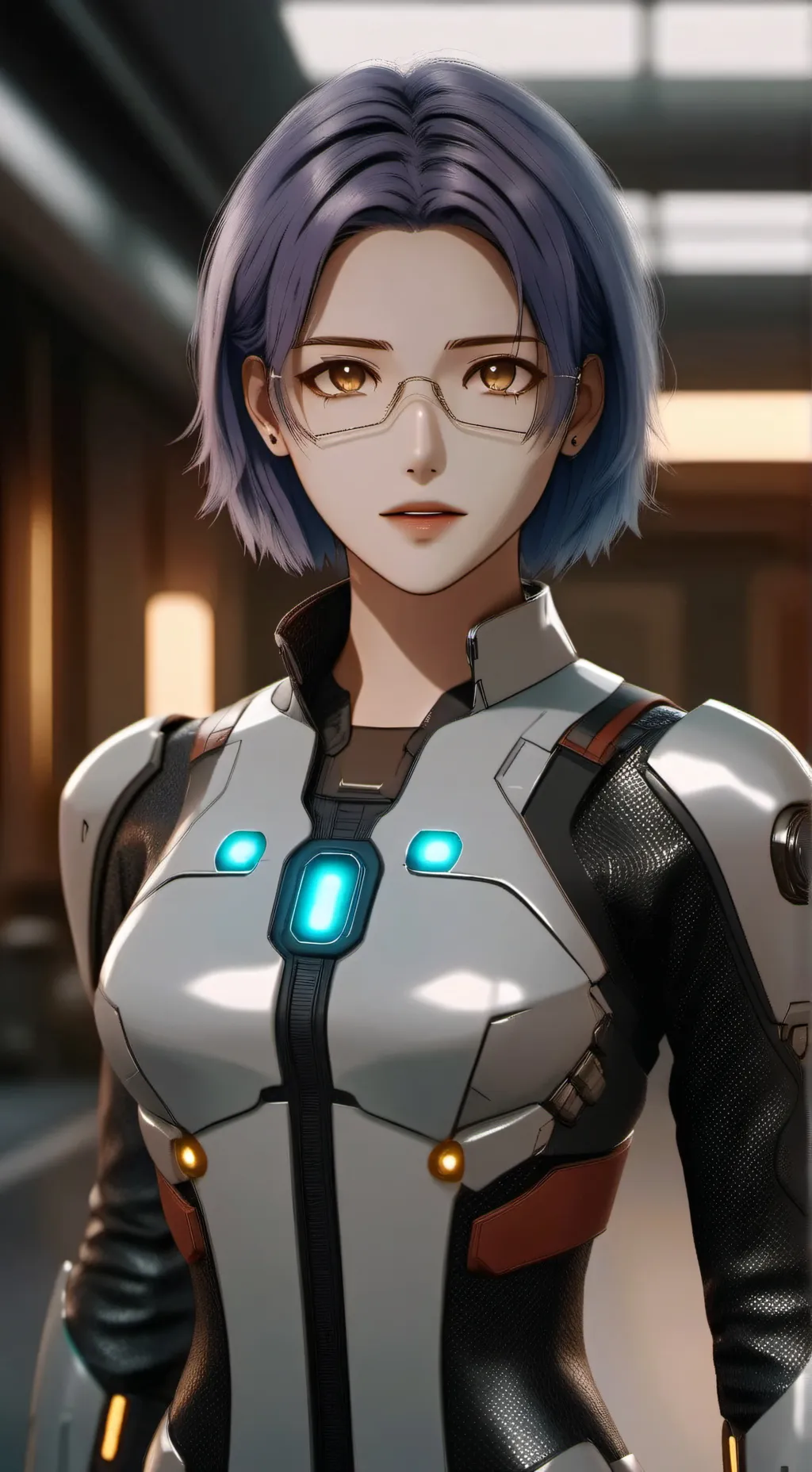 ai character: Connected background