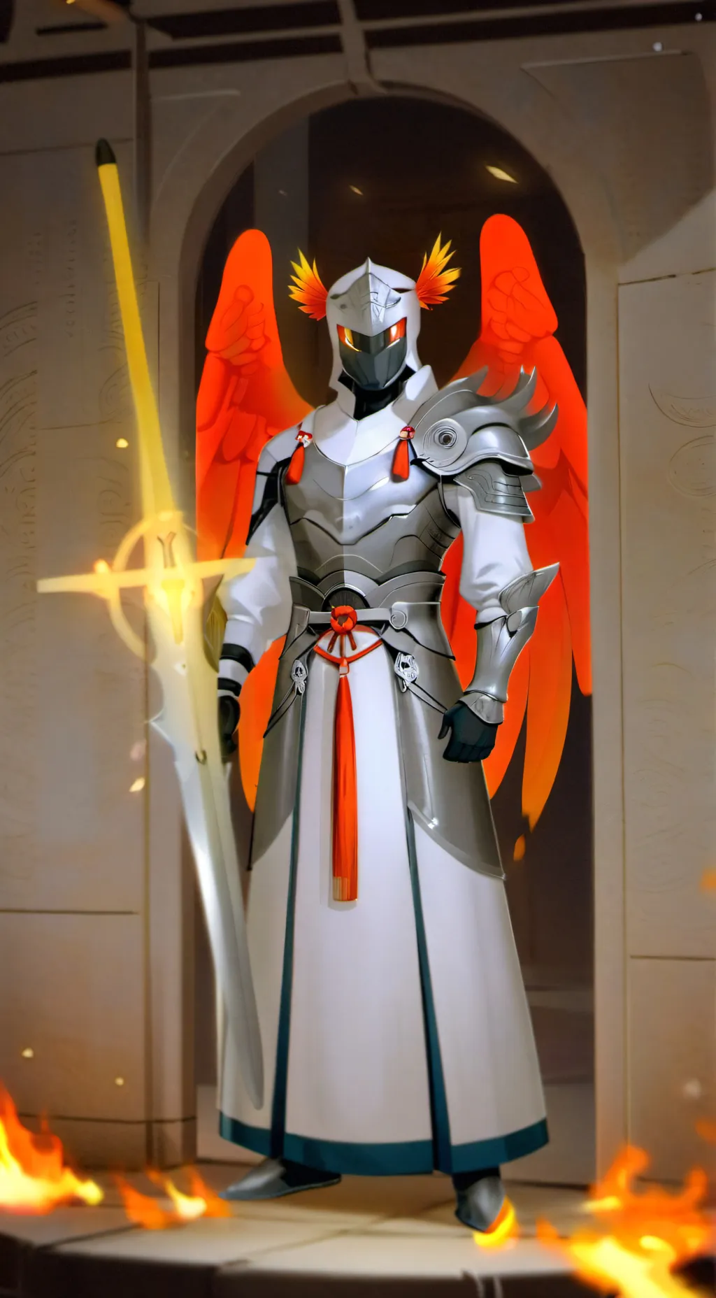 ai character: Blaze background