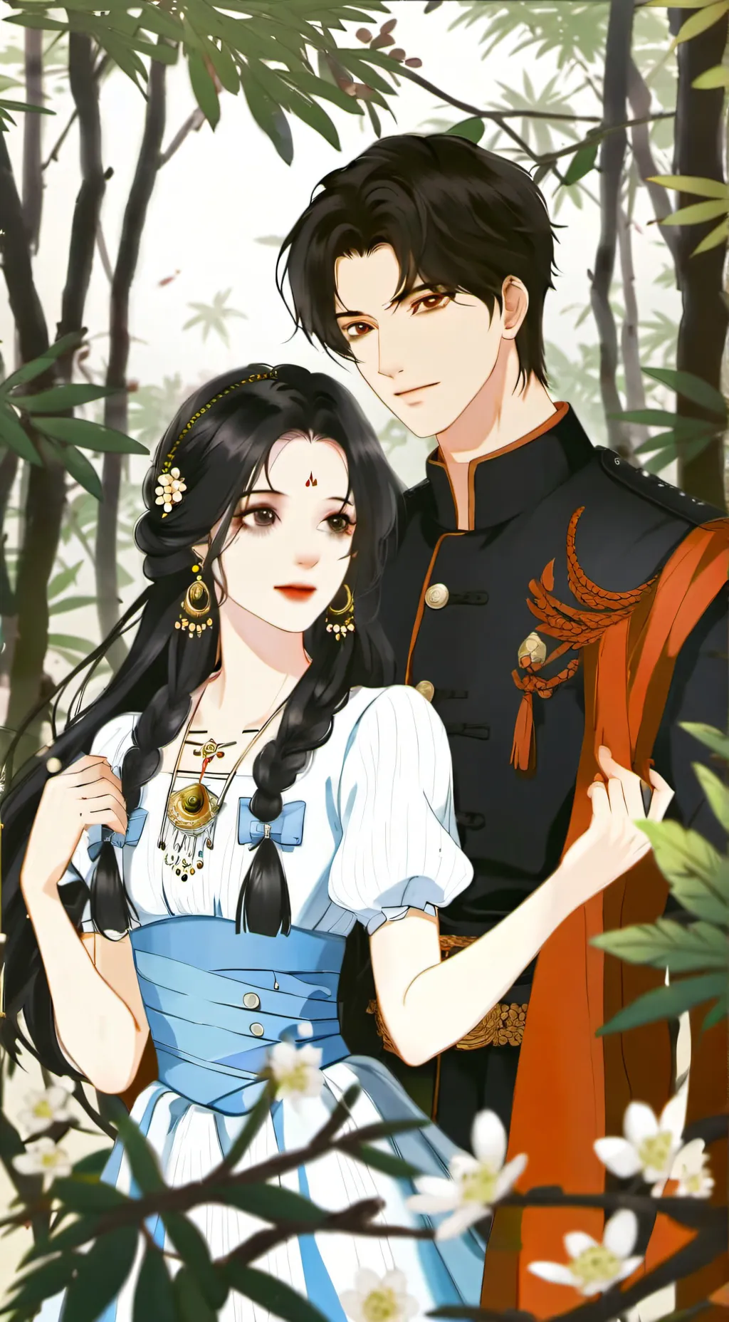 ai character: Family group background