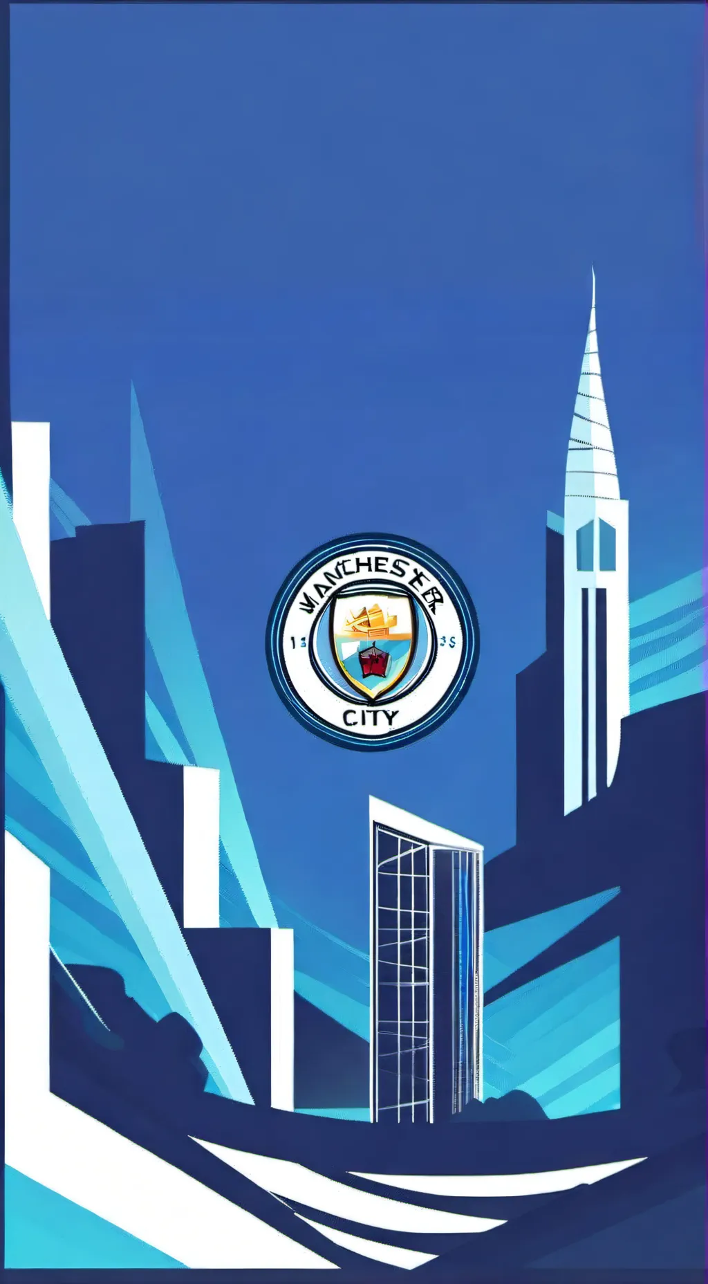 ai character: MANCHESTER CITY background